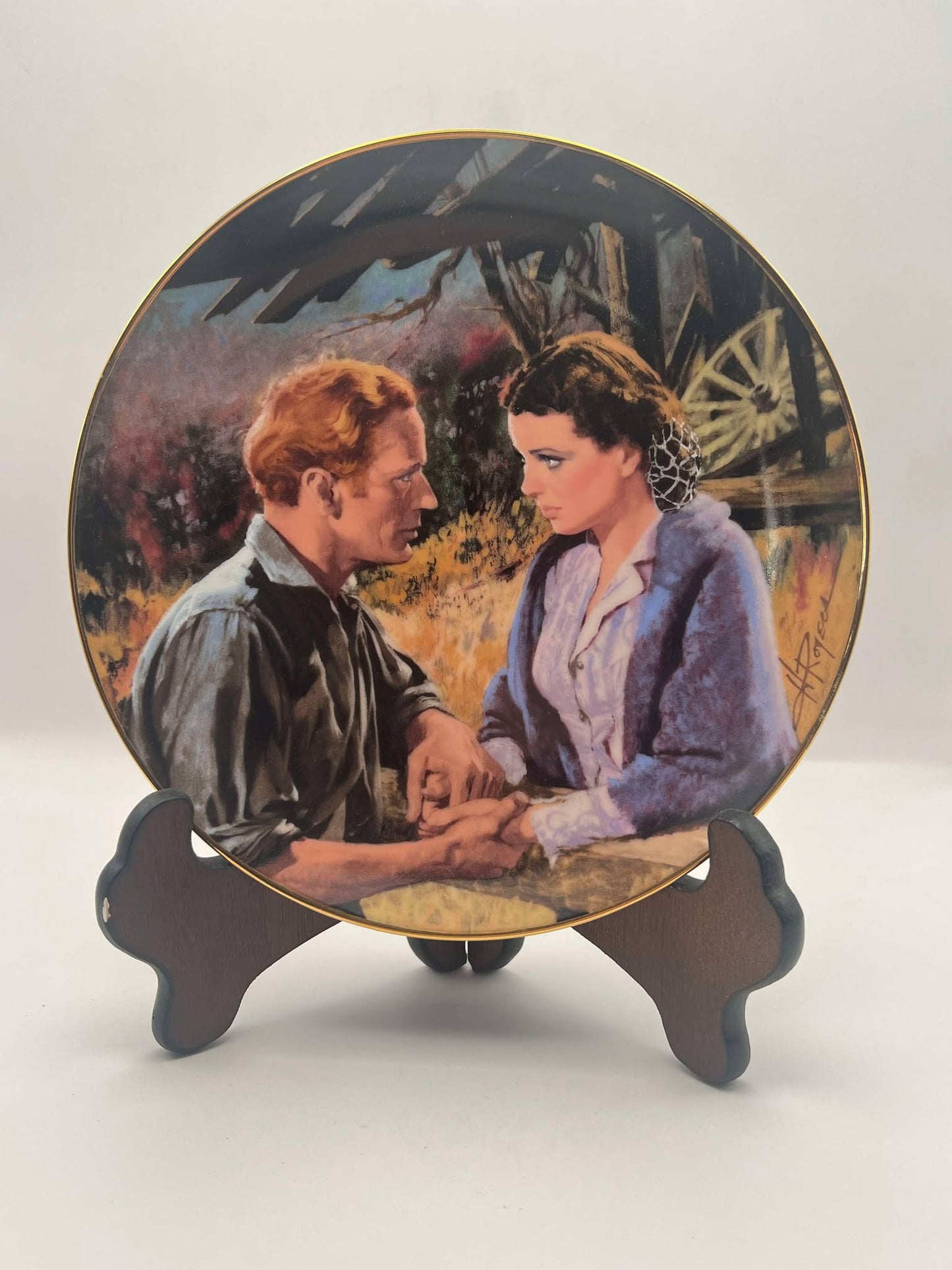 "Gone With the Wind" Golden Anniversary Series Plates by W. S. George