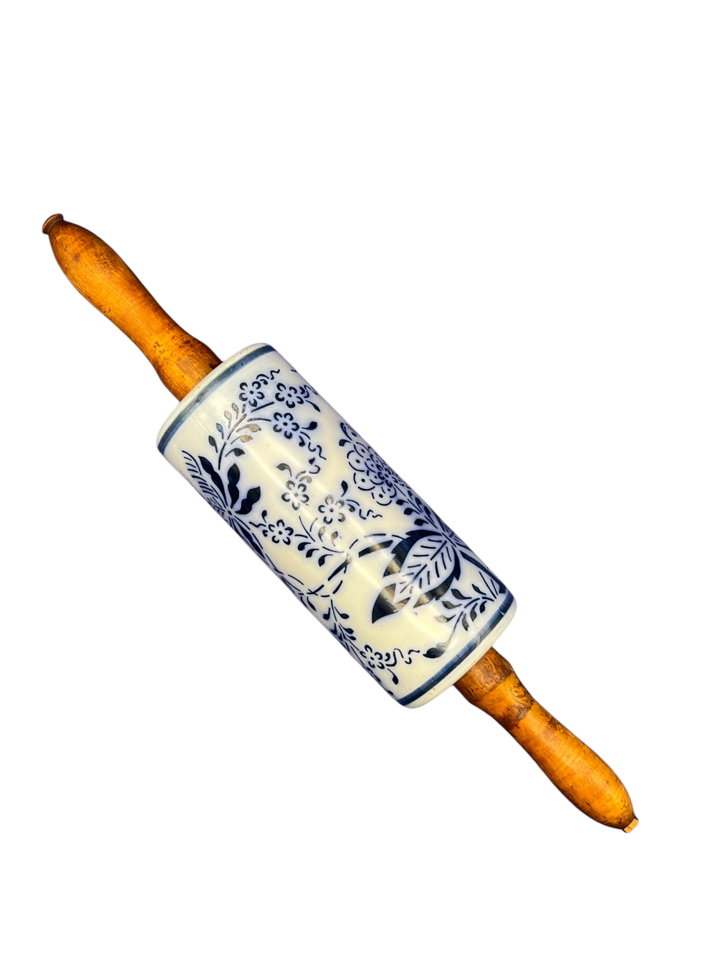 Meissen Porcelain "Blue Onion" Rolling Pin