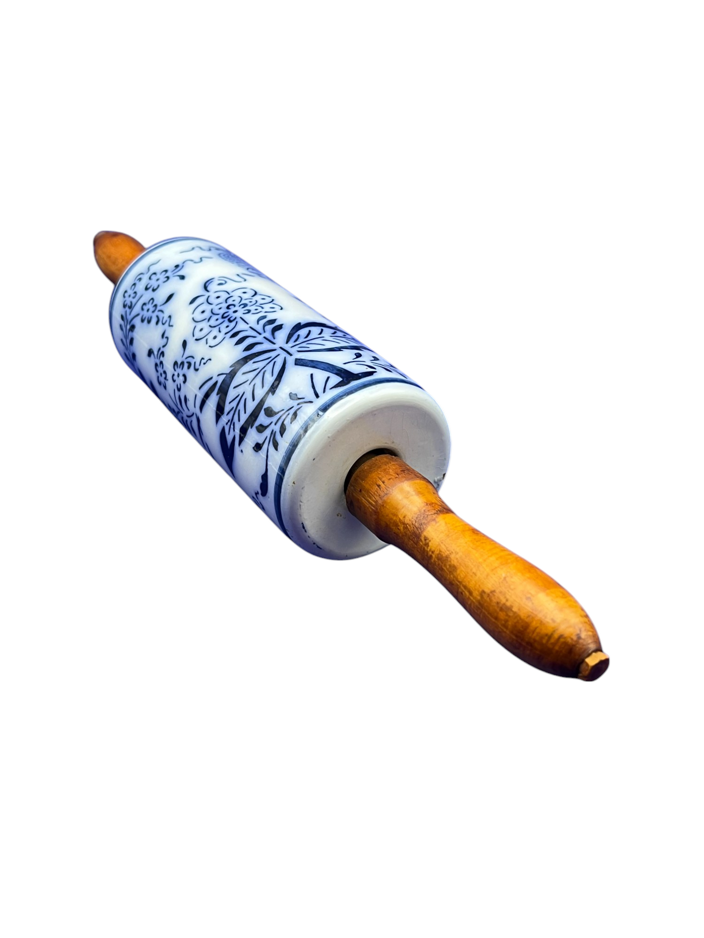 Meissen Porcelain "Blue Onion" Rolling Pin