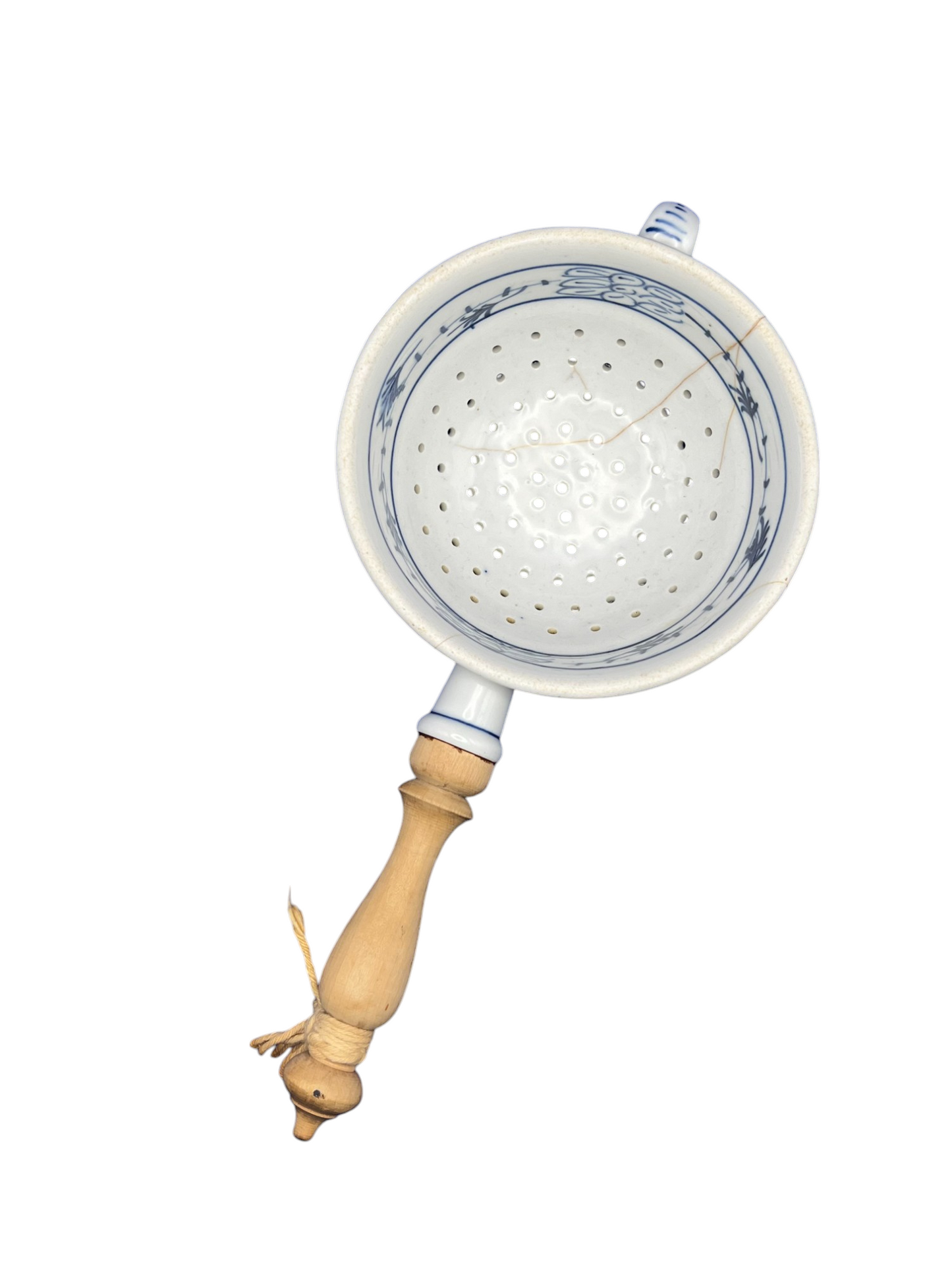 Meissen Porcelain "Blue Onion" Strainer