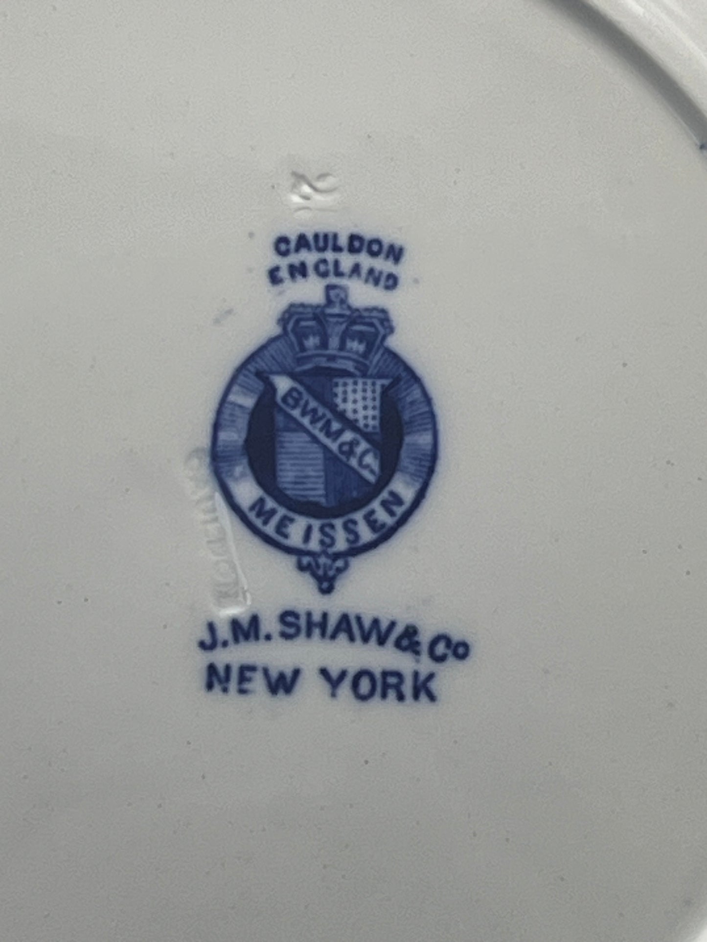 Meissen Porcelain "Blue Onion" Plate