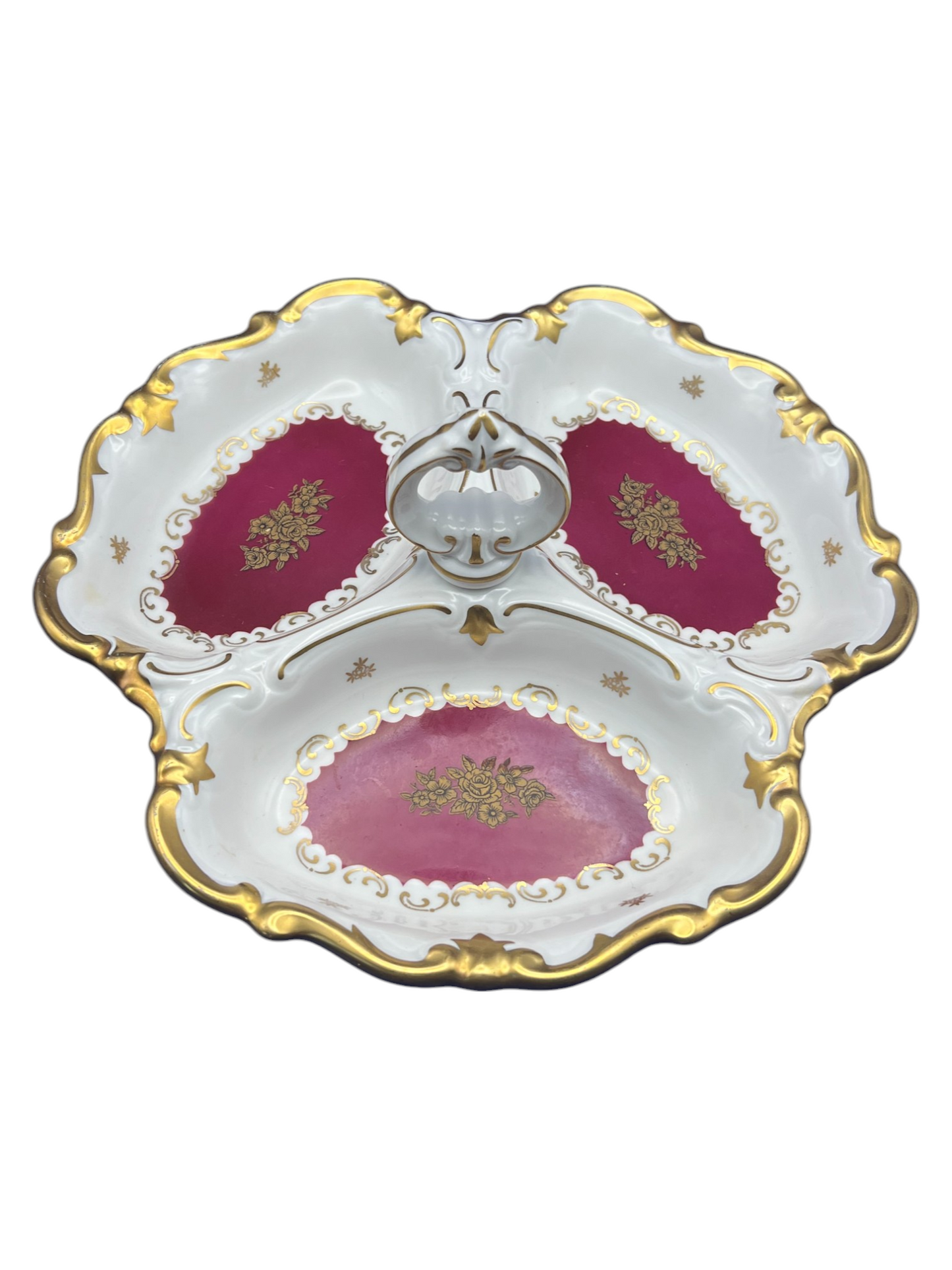 Reichenbach Porcelain Three-Lobed Serving Dish