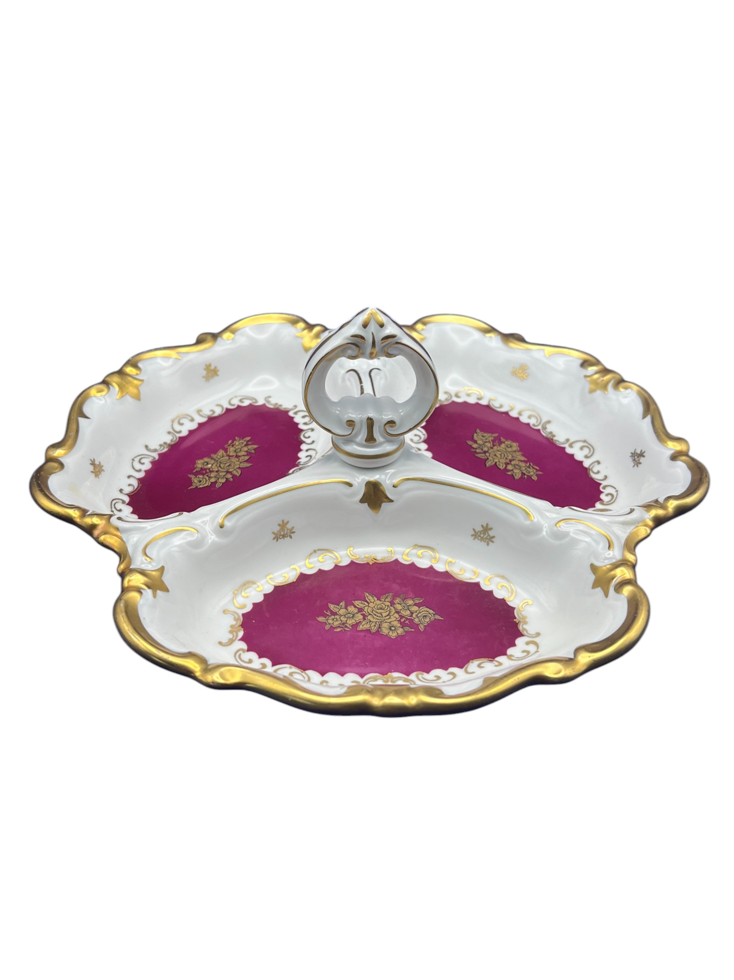 Reichenbach Porcelain Three-Lobed Serving Dish