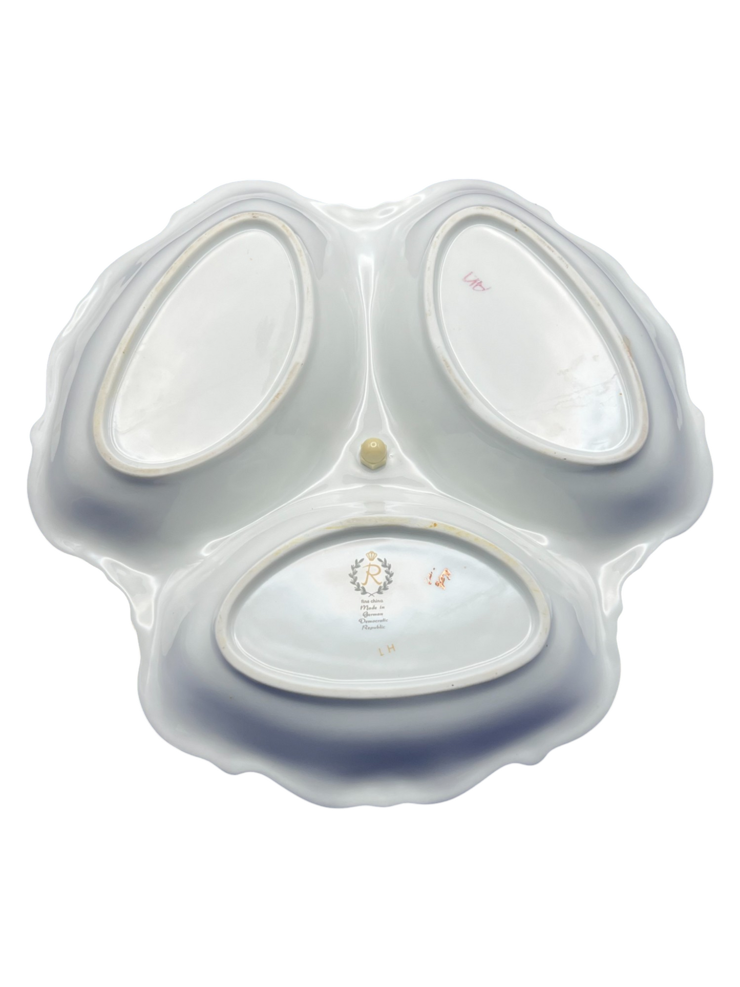 Reichenbach Porcelain Three-Lobed Serving Dish
