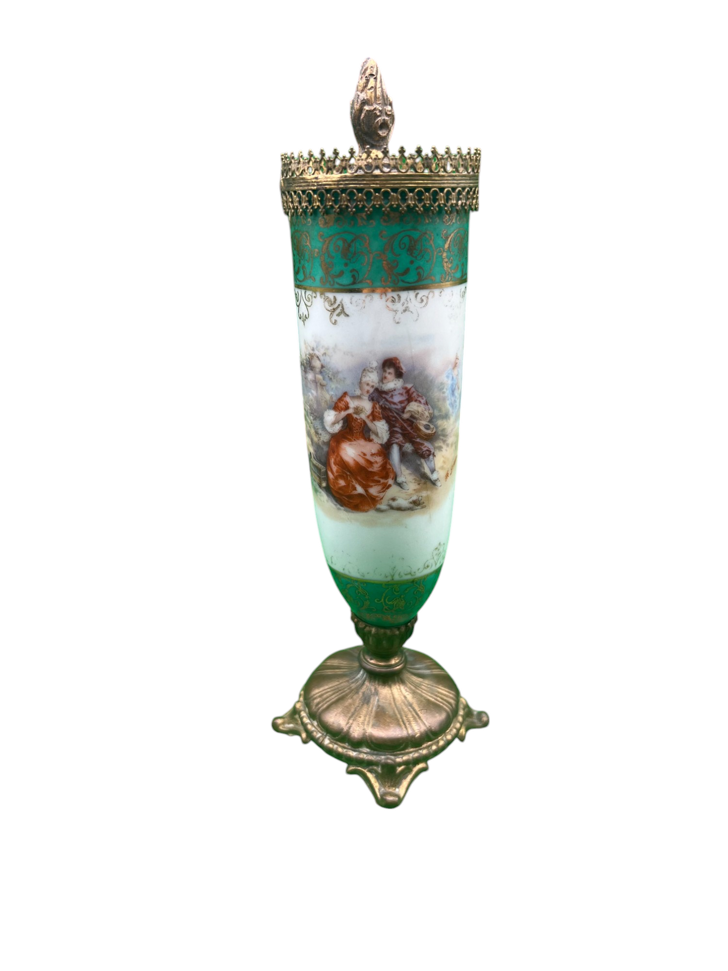 Antique Sevres Urn-Style Footed Vase