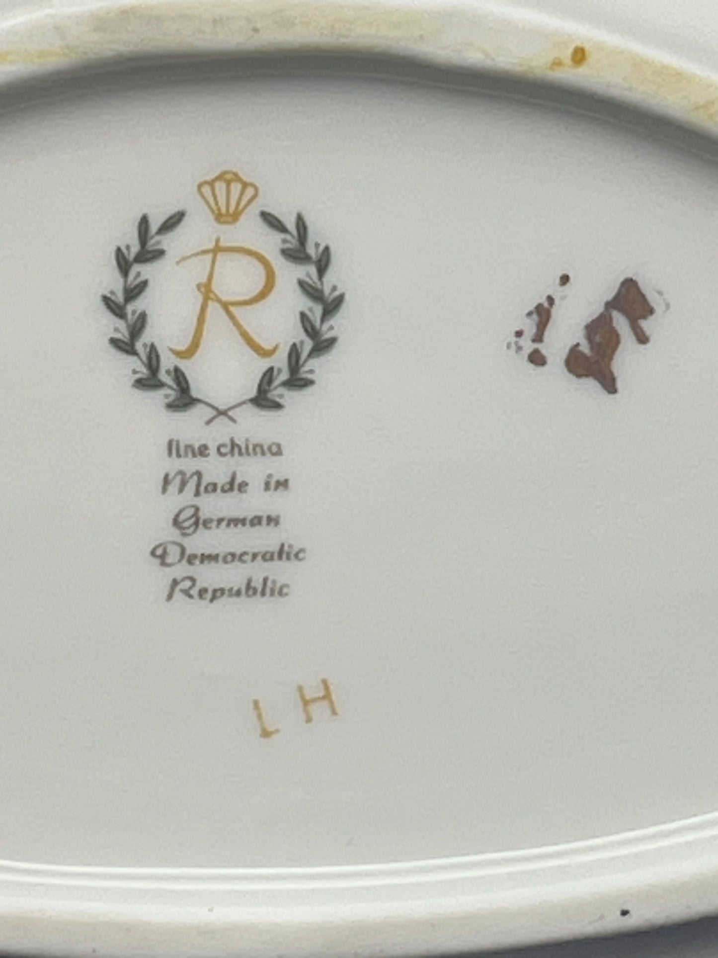 Reichenbach Porcelain Three-Lobed Serving Dish