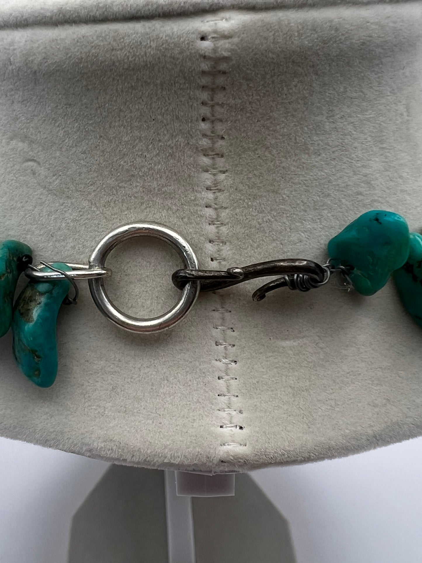 Vintage Turquoise & Black Agate Necklace