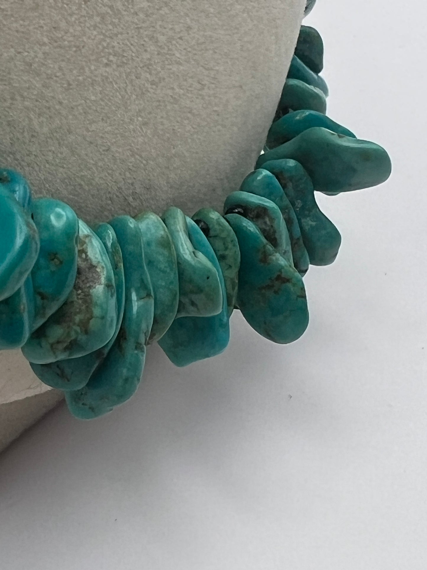 Vintage Turquoise & Black Agate Necklace