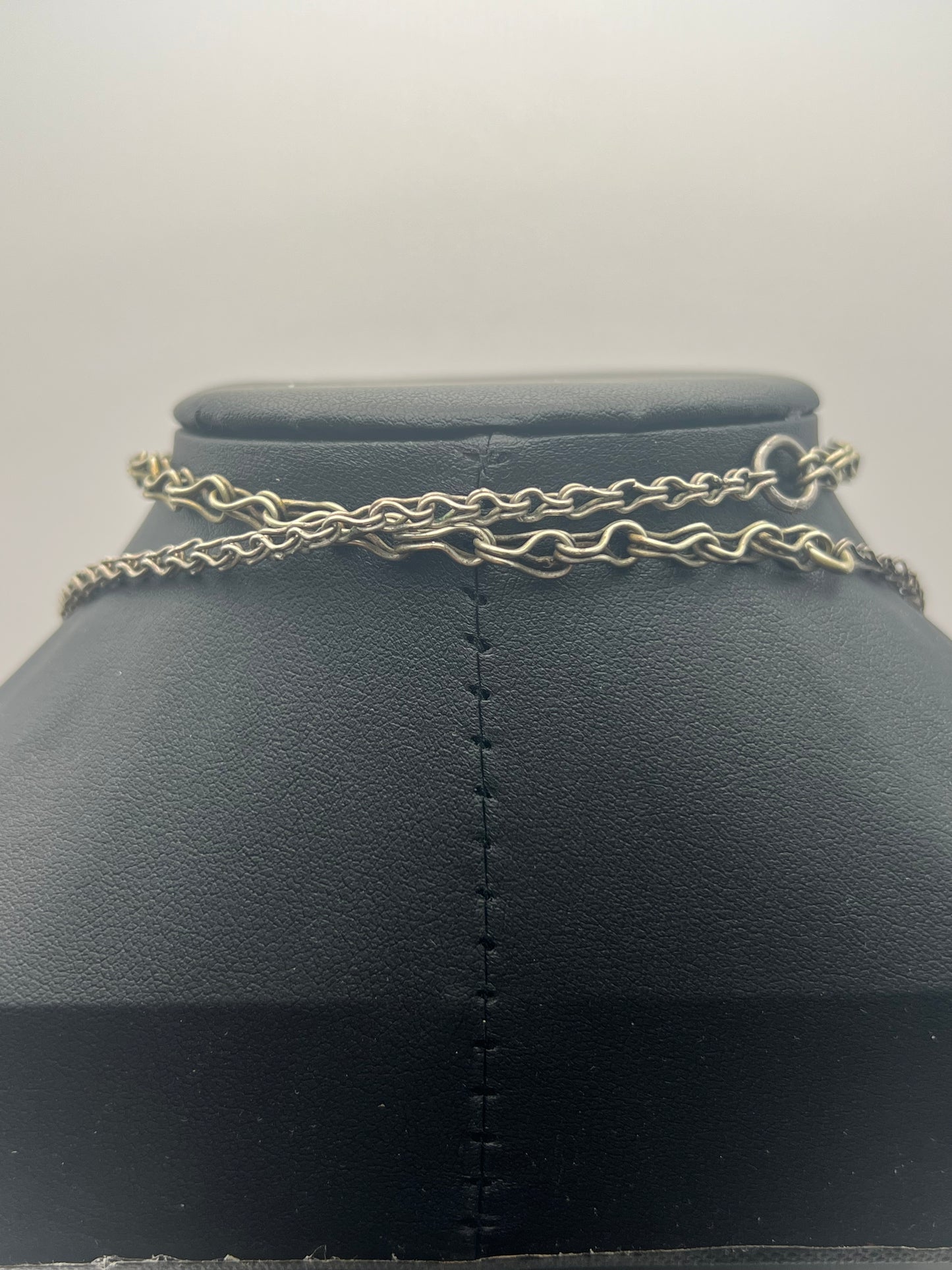 Antique Tribal Turkman Silver Carnelian Necklace w/ Antique Coin Medallion