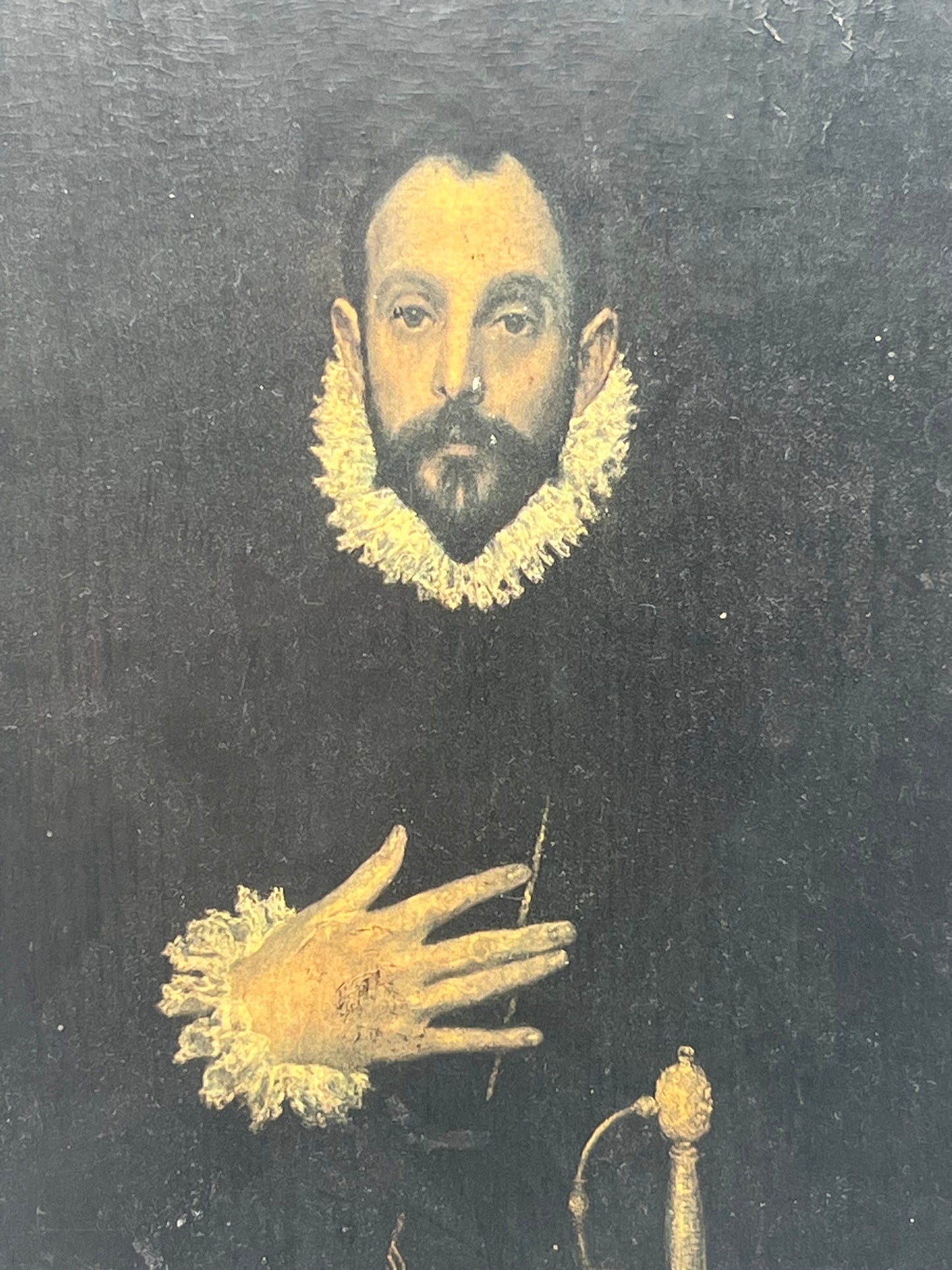 El Greco, "The Nobleman with His Hand on His Chest"
