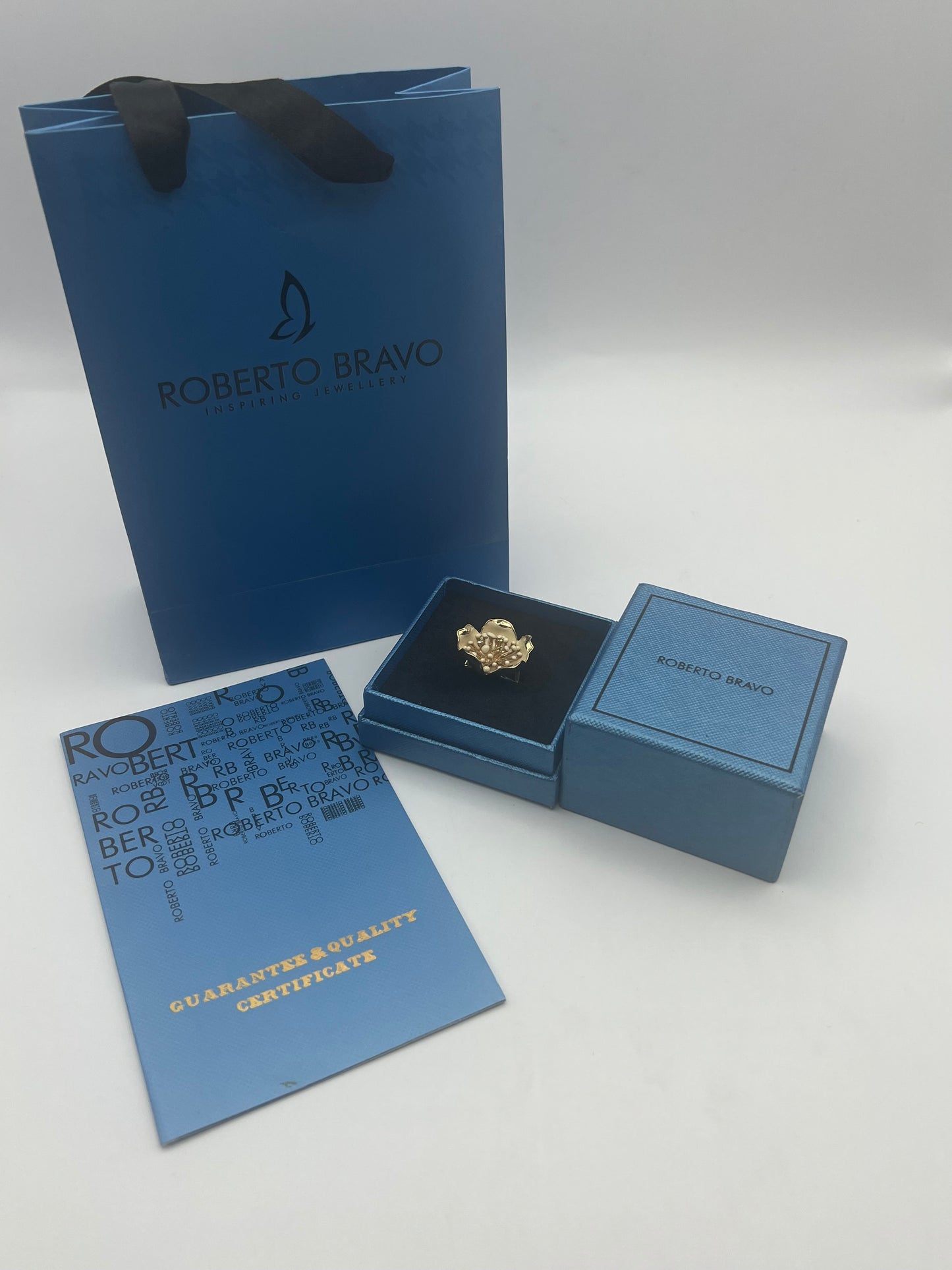 Roberto Bravo Diamond Flower Ring