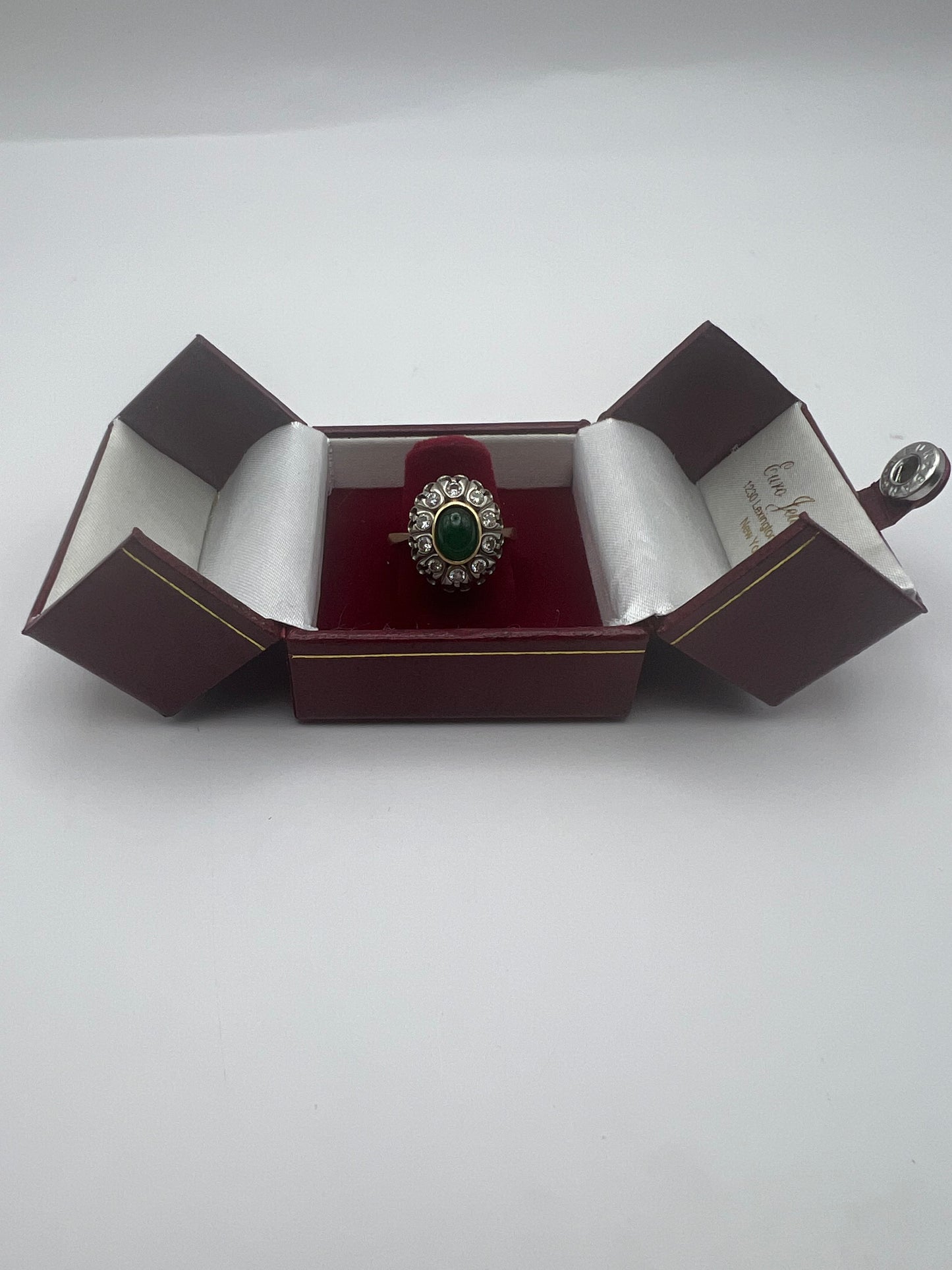 Emerald Diamond 18K Gold Ring