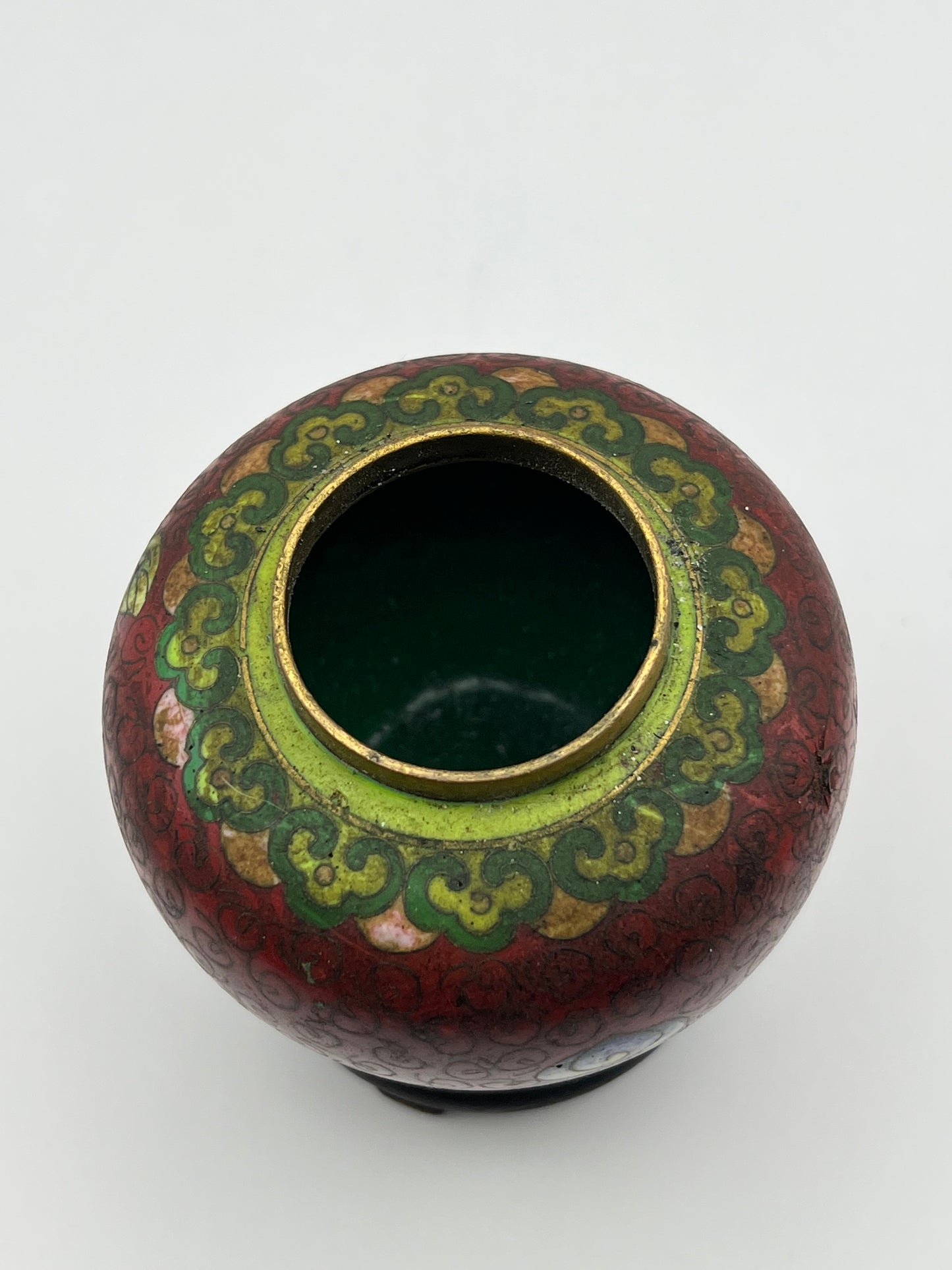 Cloisonné Lidded Jar