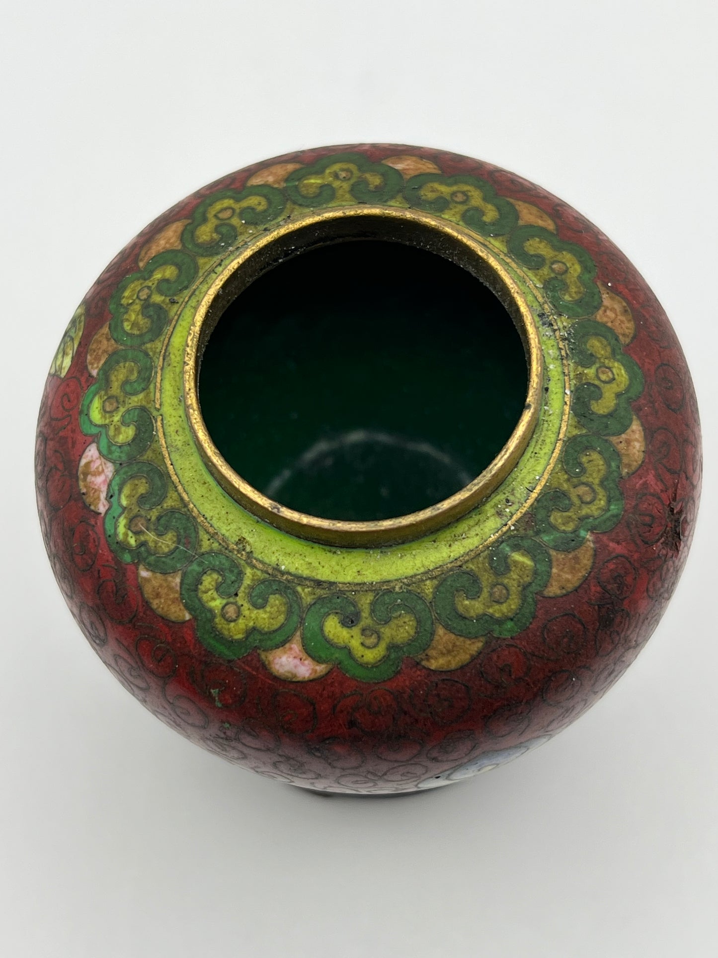 Cloisonné Lidded Jar