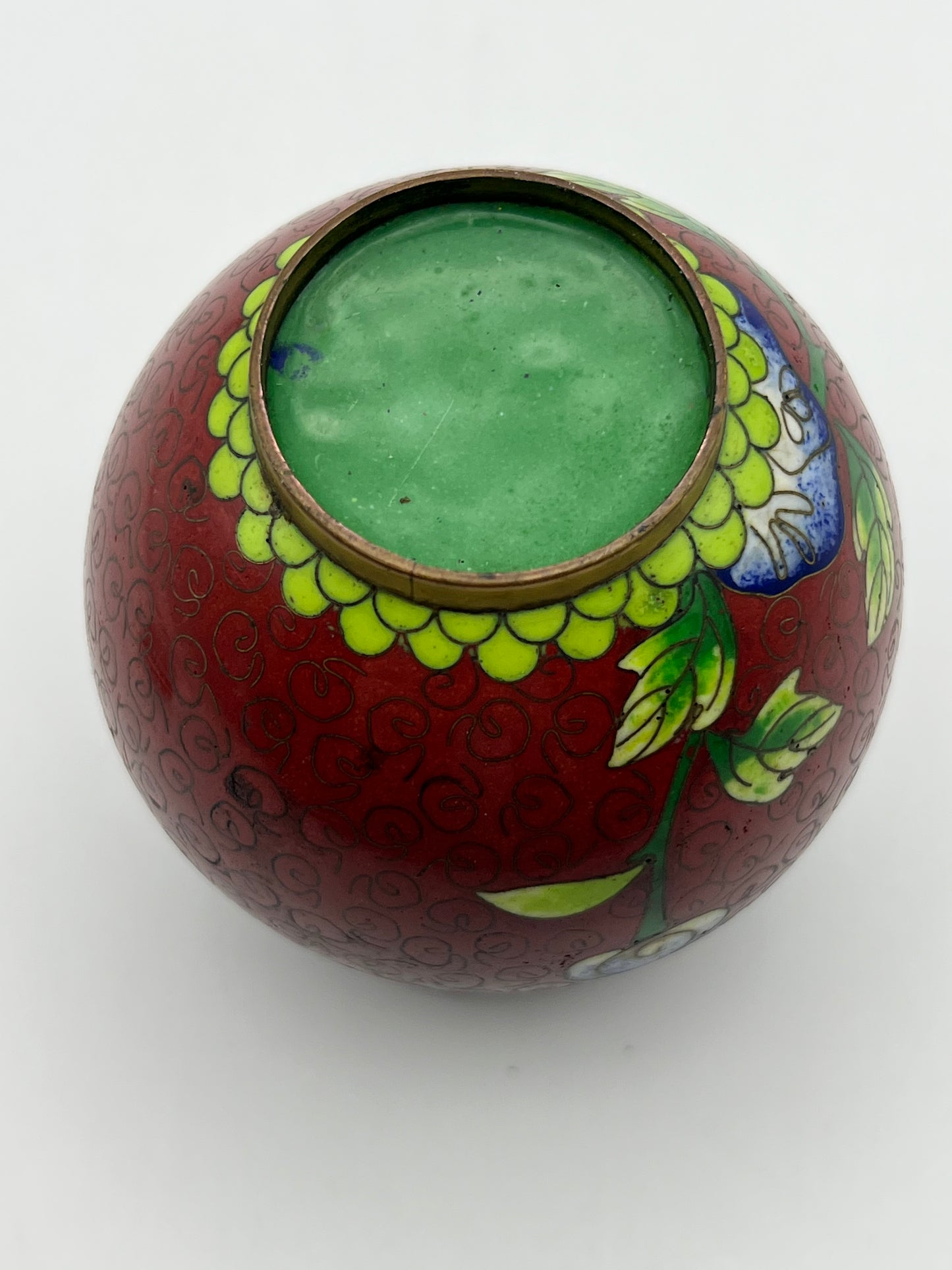 Cloisonné Lidded Jar