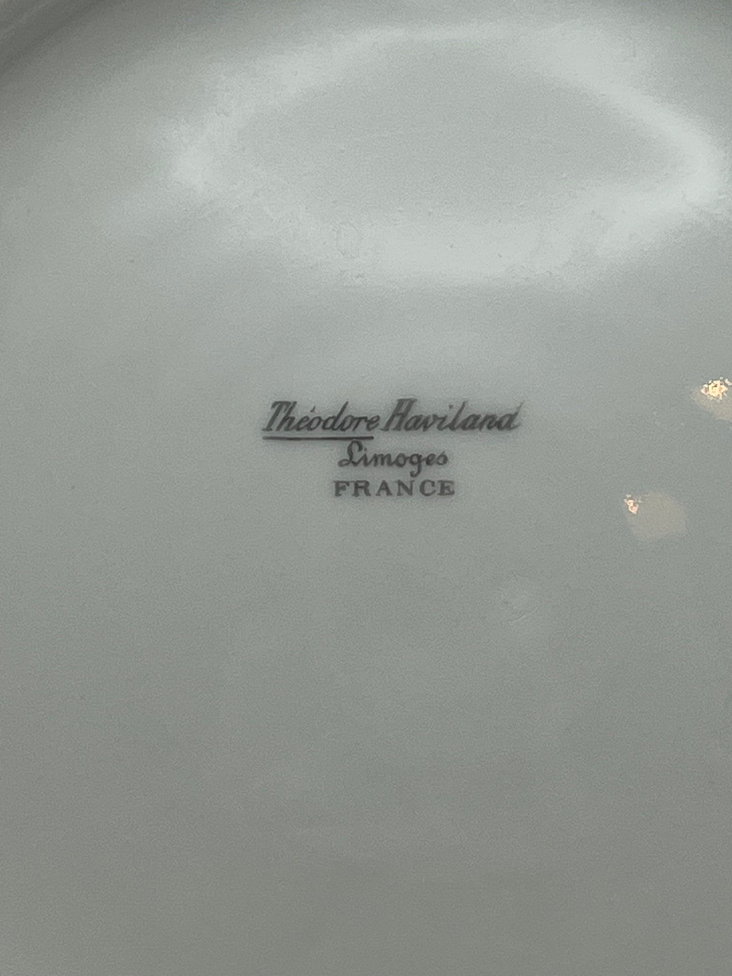 Haviland & Co. Limoges Blue Cobalt Porcelain Decorative Plate