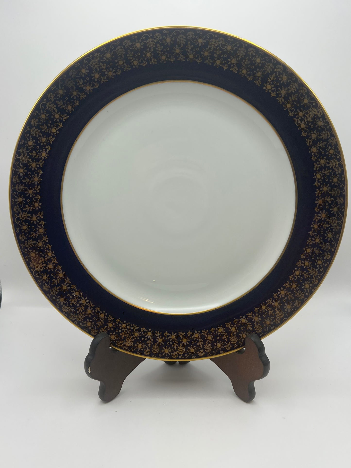 Weimar Porcelain Kobalt Large Decorative Plate