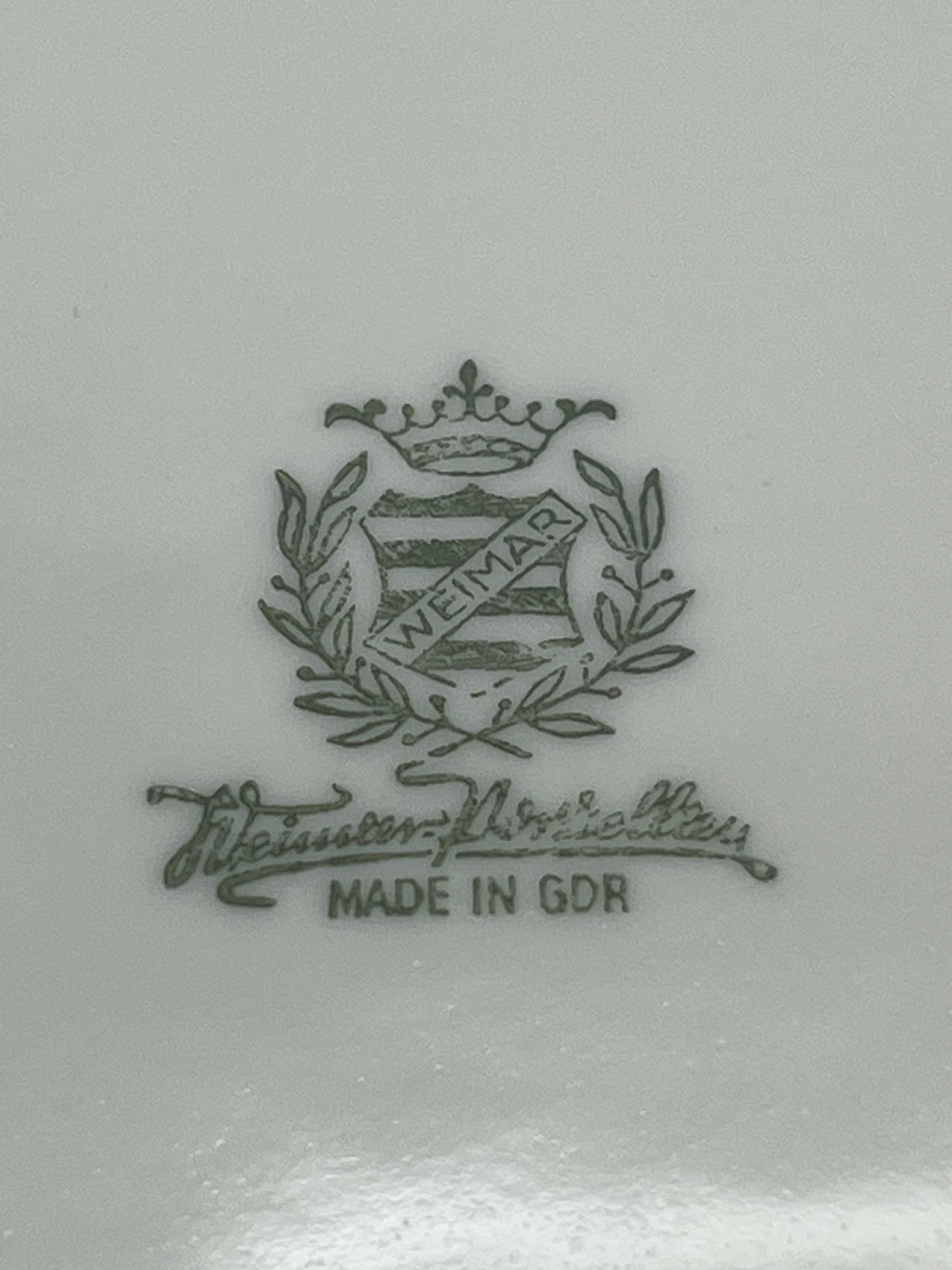 Weimar Porcelain Kobalt Butter Dish