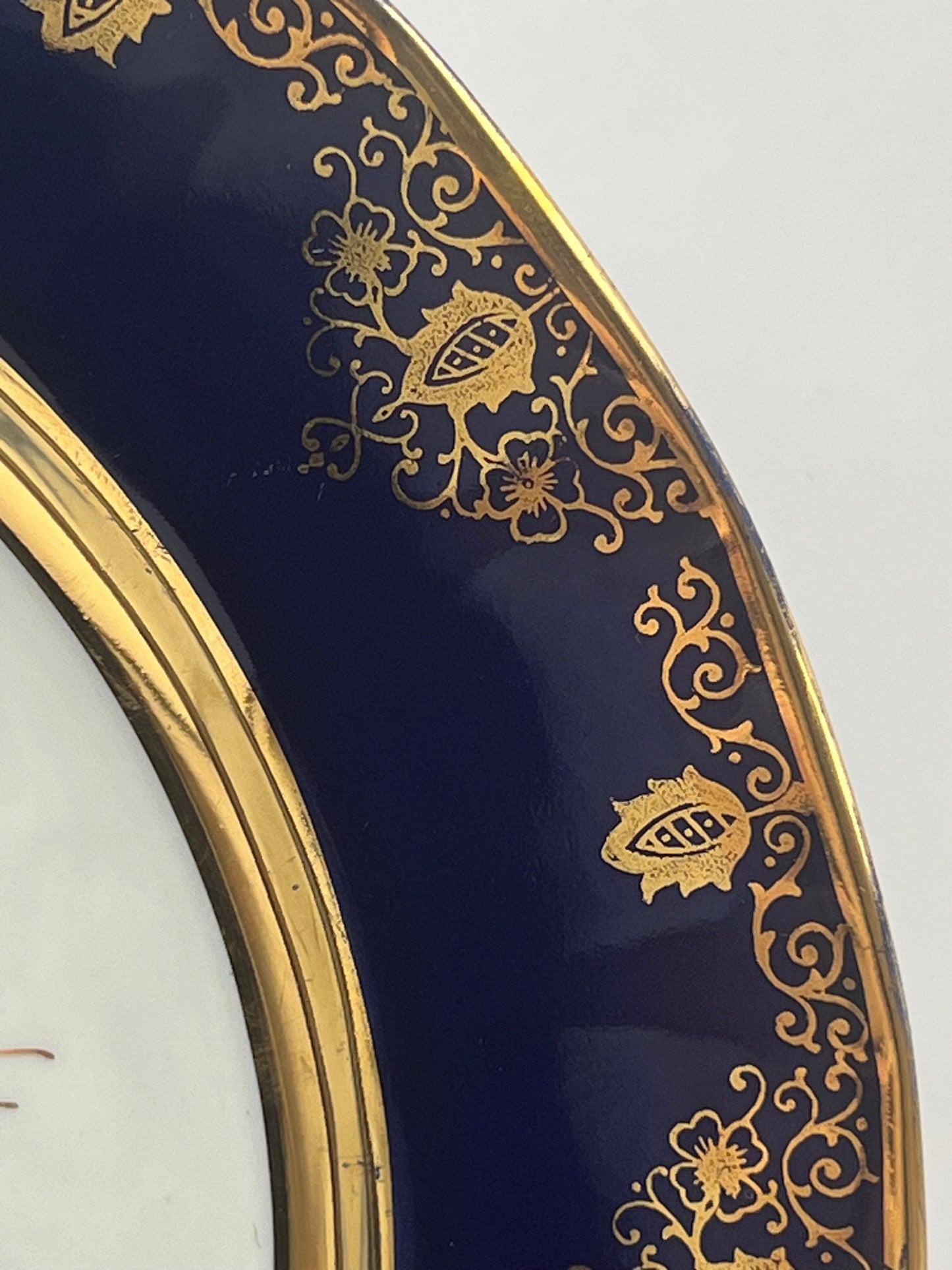 Epiag Carlsbad Cobalt Porcelain Decorative Plate