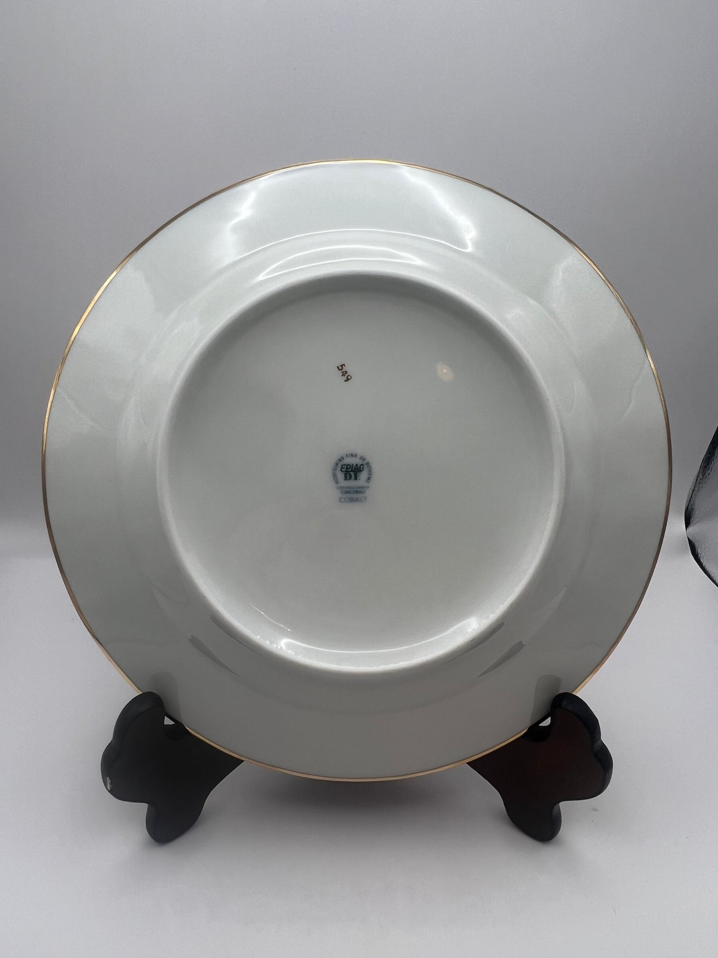 Epiag Carlsbad Cobalt Porcelain Decorative Plate