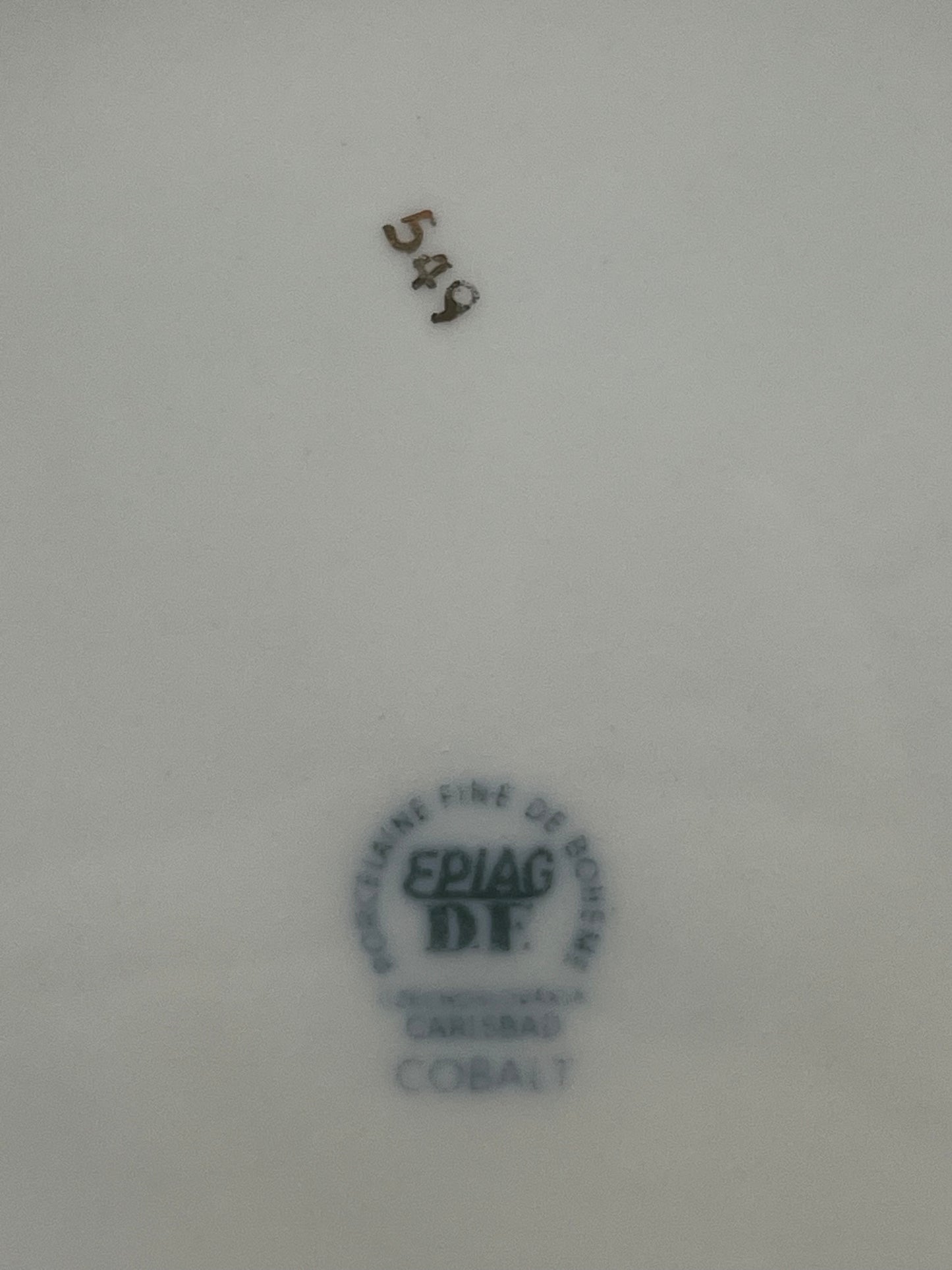 Epiag Carlsbad Cobalt Porcelain Decorative Plate