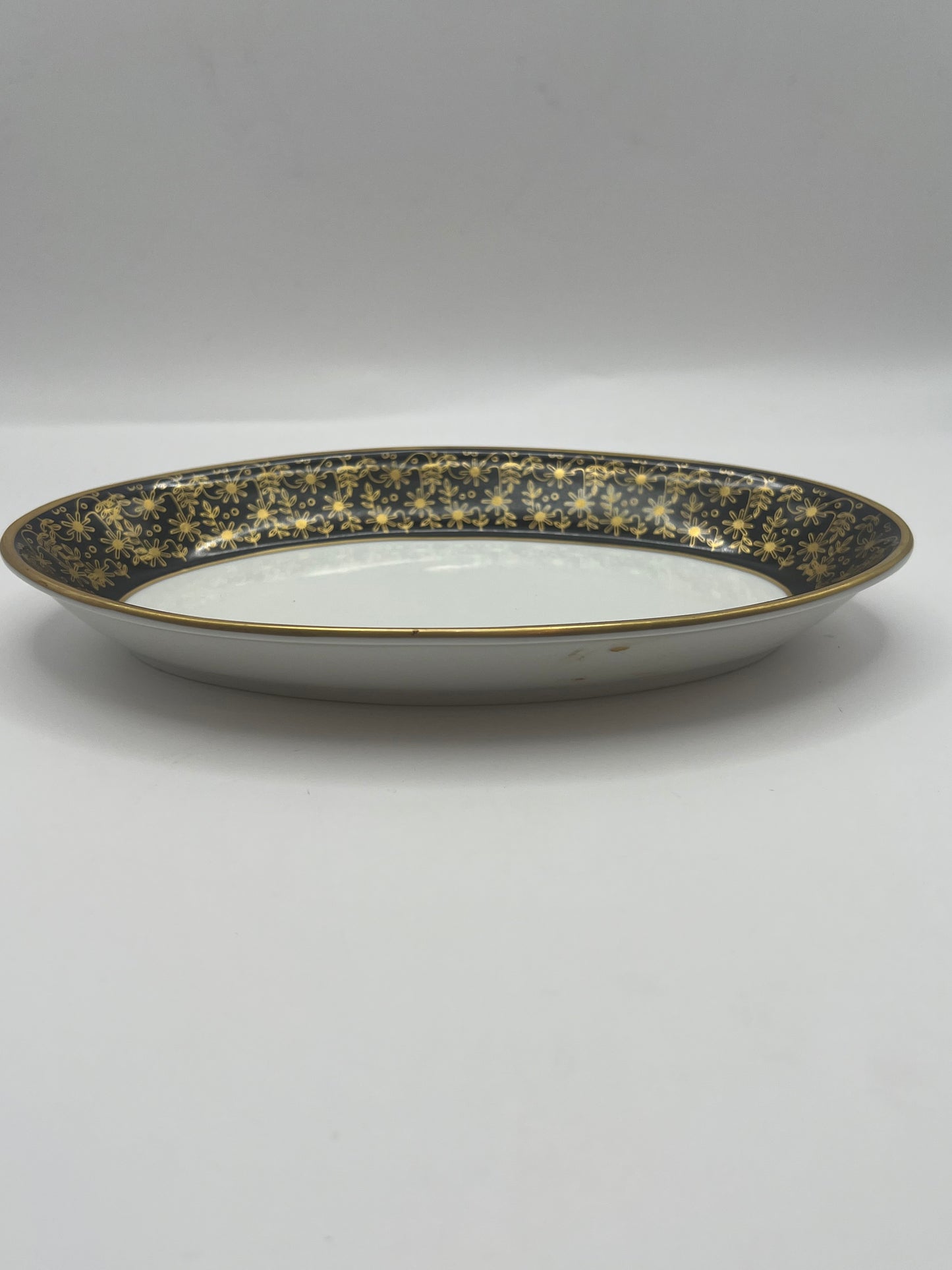 Weimar Porcelain Kobalt Oval Serving Plate