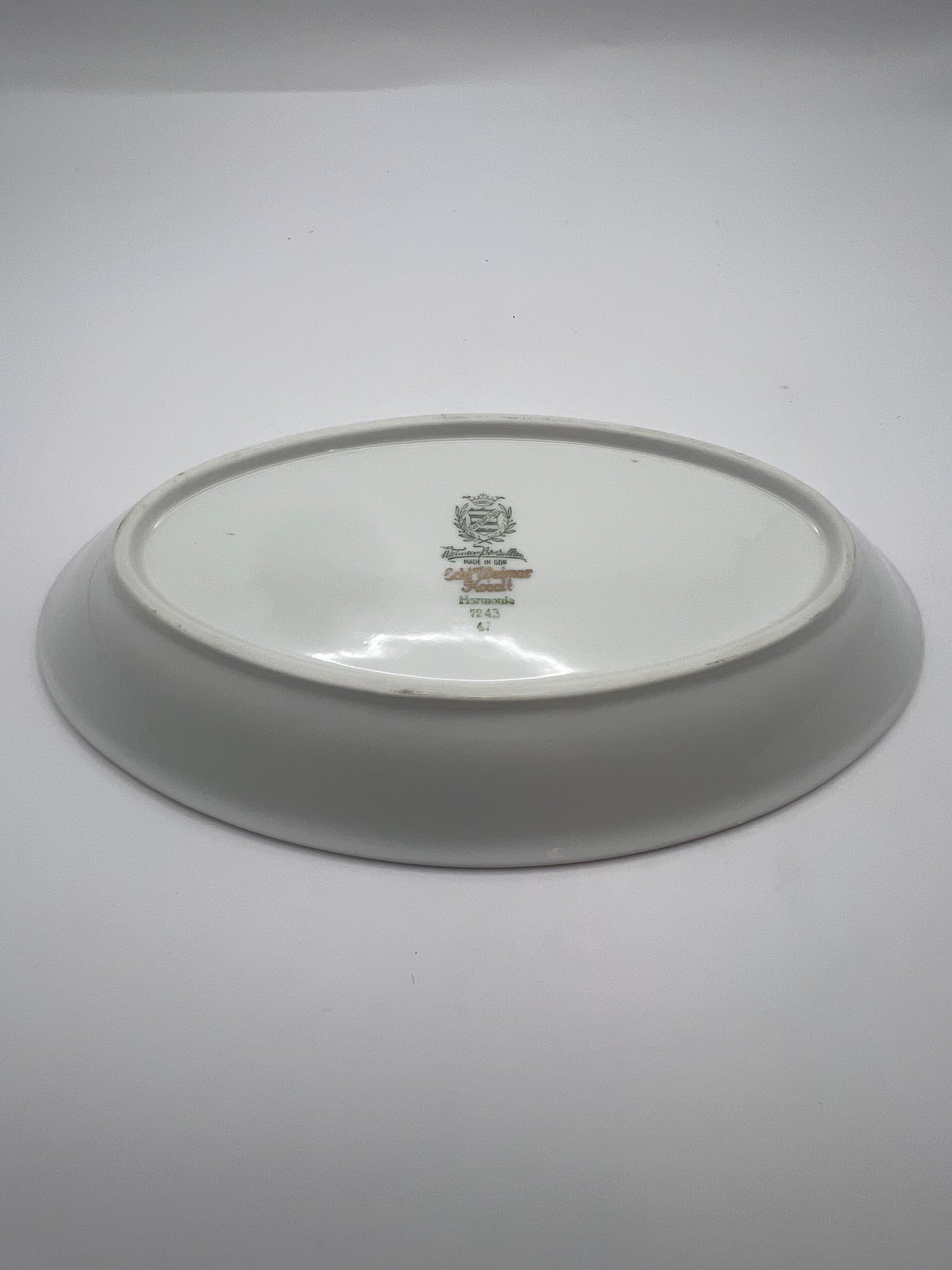 Weimar Porcelain Kobalt Oval Serving Plate