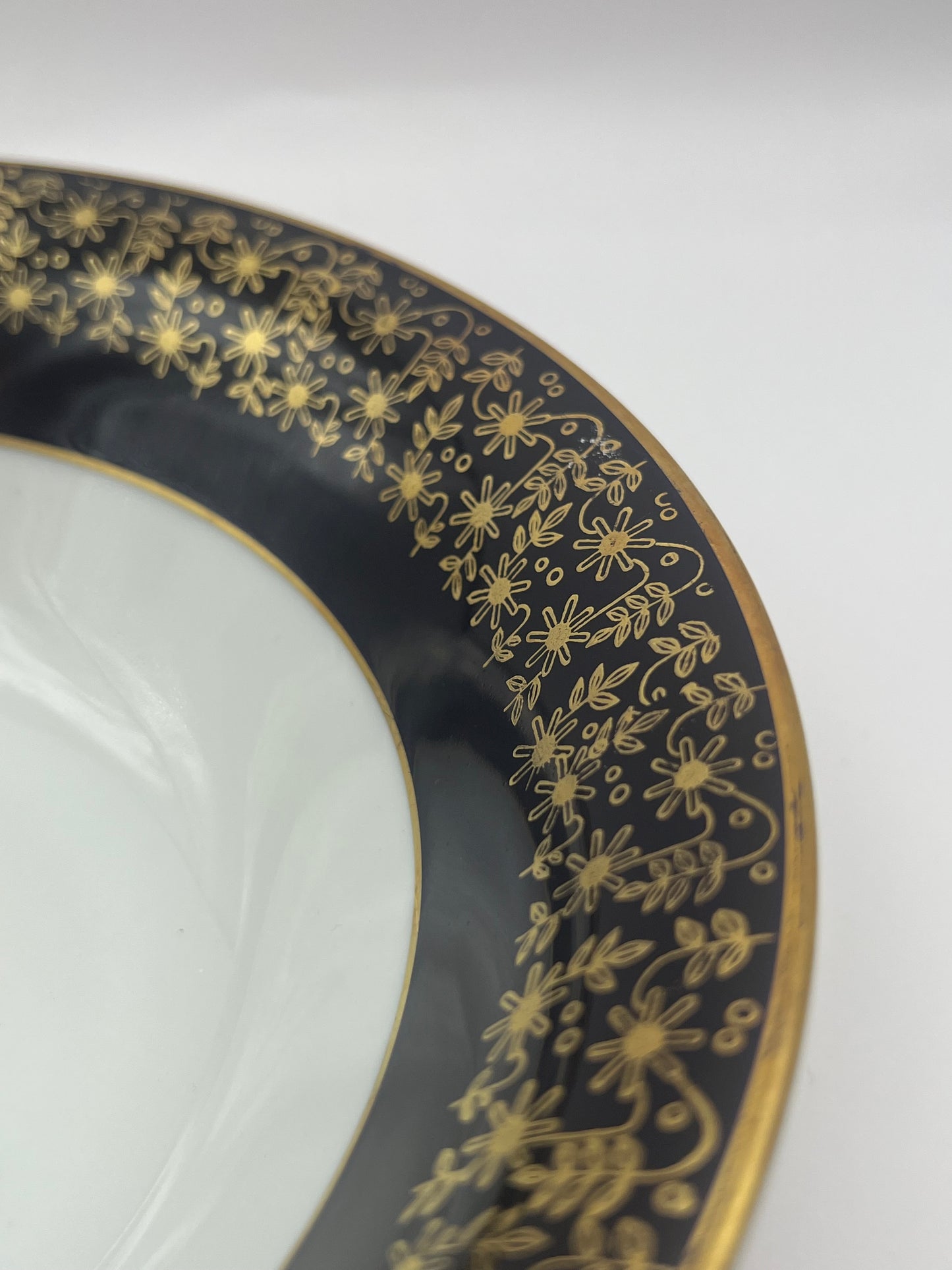 Weimar Porcelain Kobalt Oval Bowl