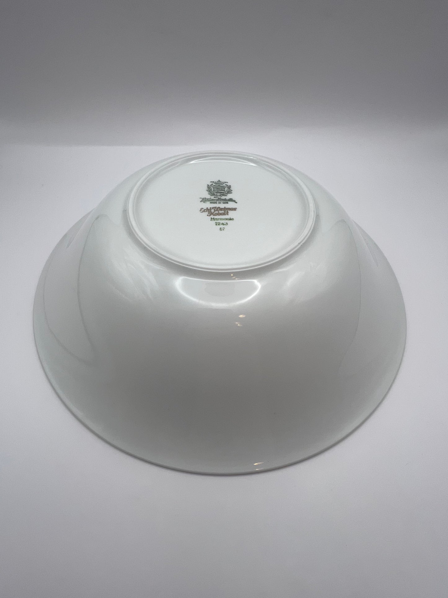 Weimar Porcelain Kobalt Deep Oval Bowl