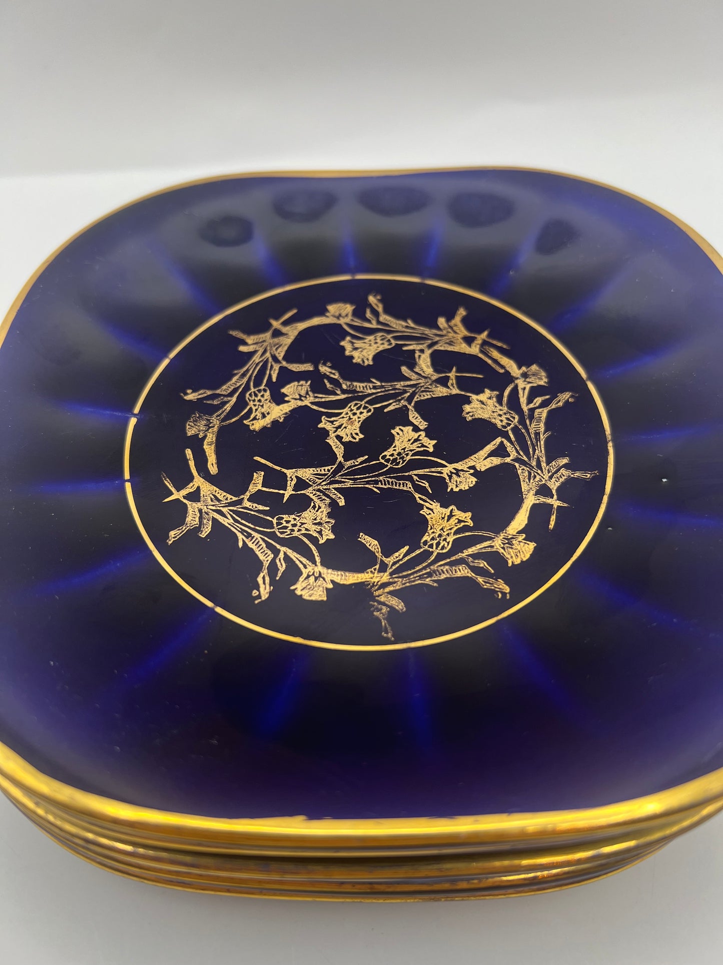 Limoges Royal Mazarine Square Dinner Plates