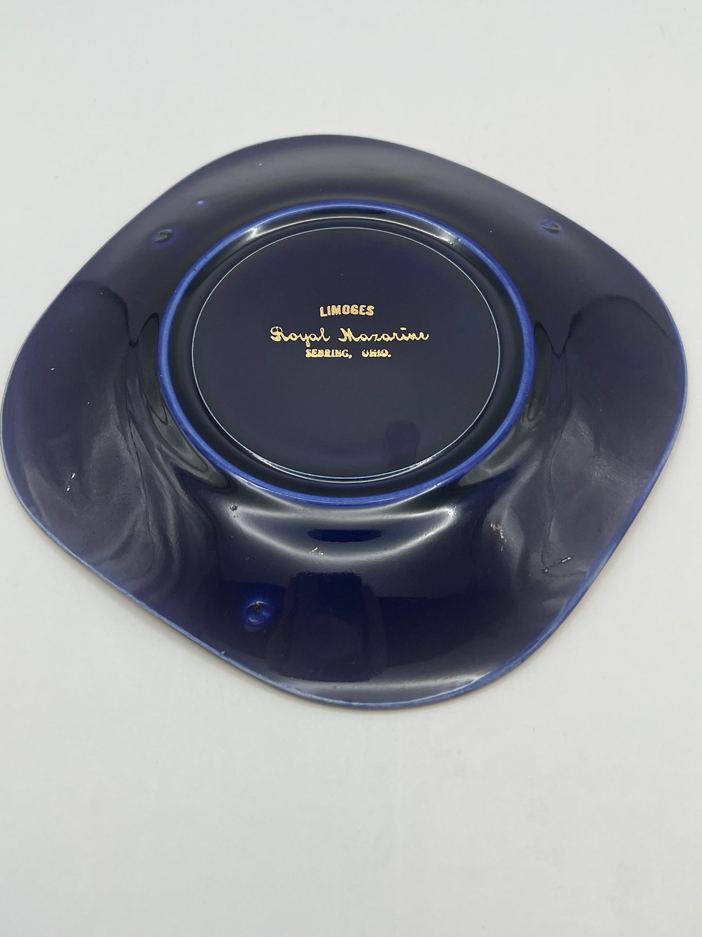 Limoges Royal Mazarine Square Dinner Plates