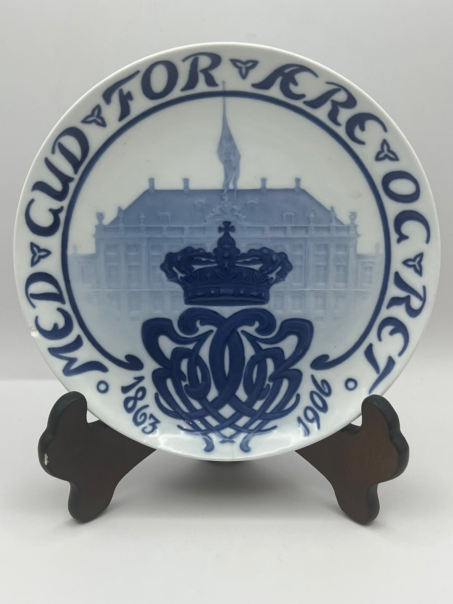 Bing & Grondahl King Christian lX Memorial Plate