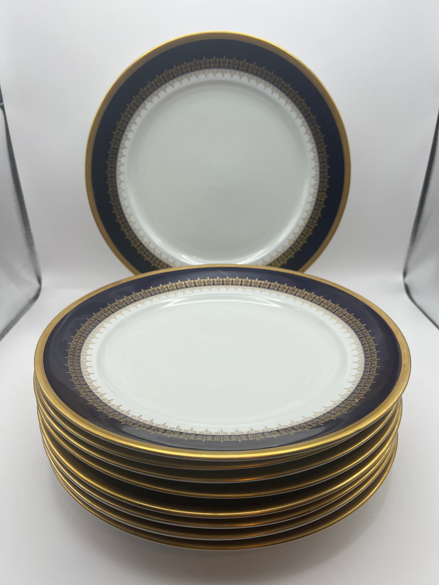 Weimar Porcelain Kobalt Dinner Plates