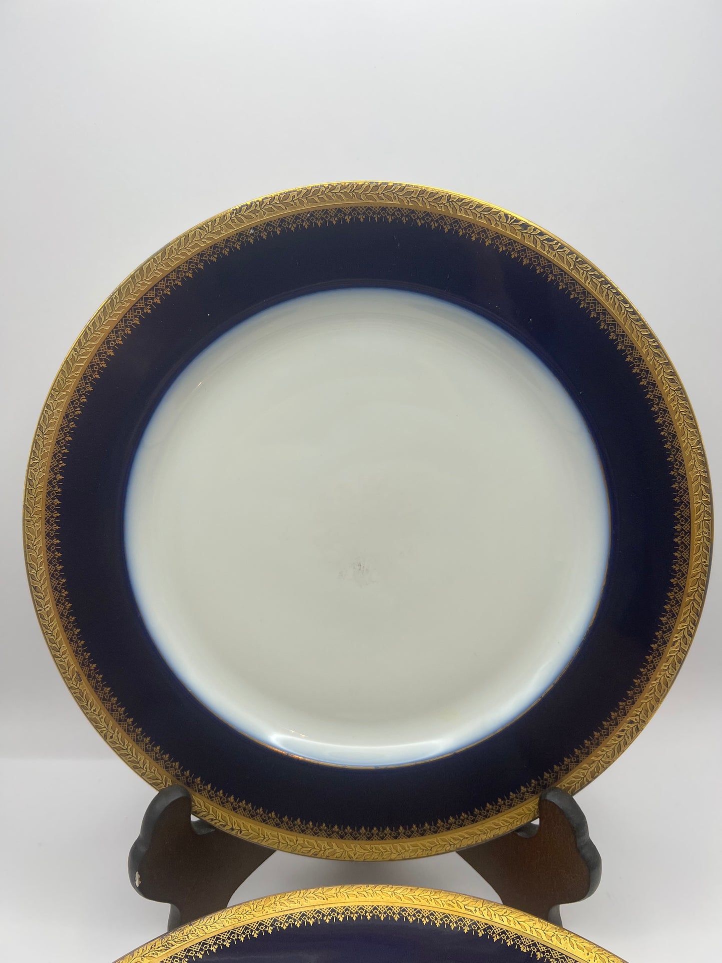 Limoges Blue Cobalt Dinner Plates