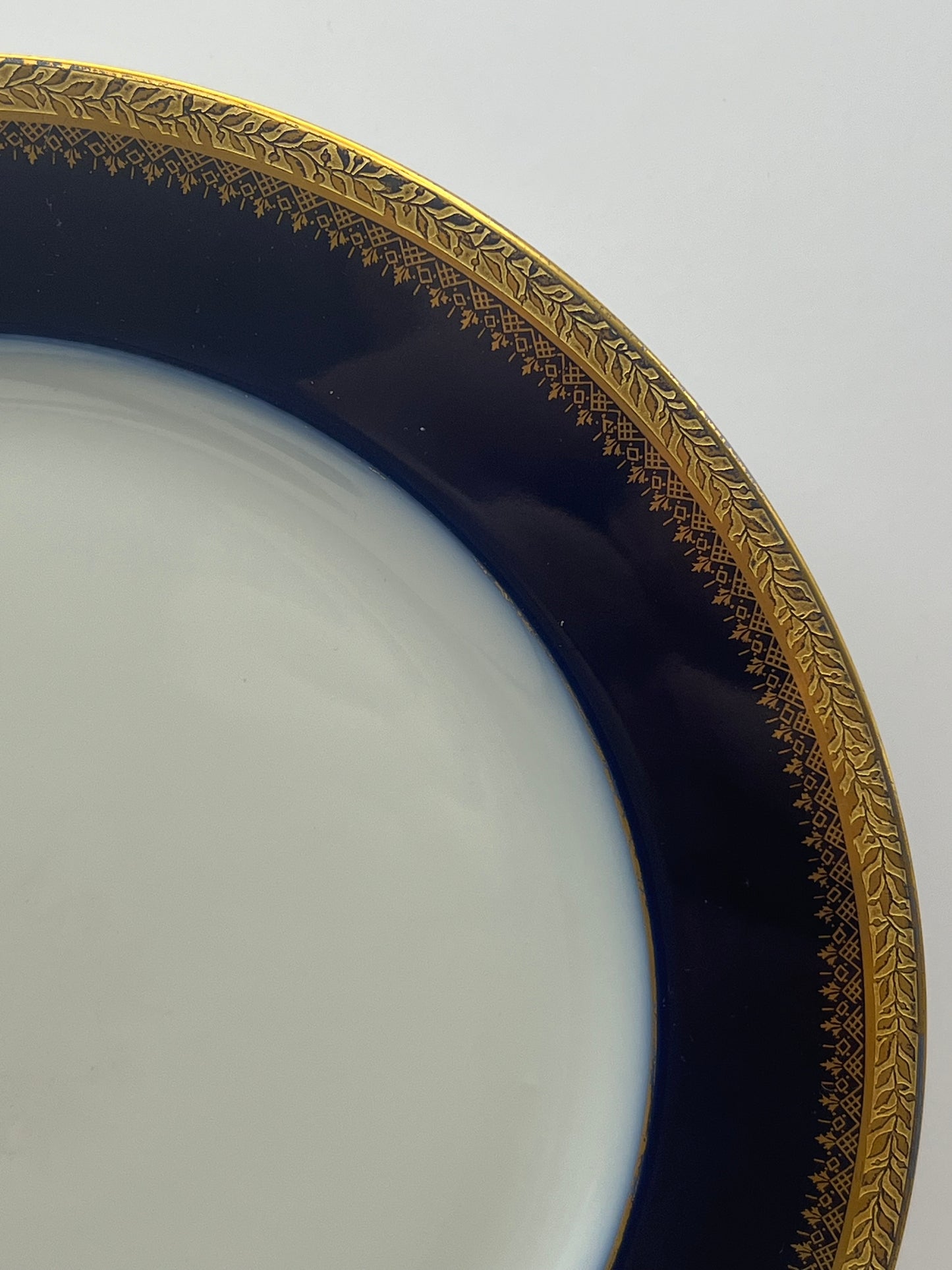 Limoges Blue Cobalt Dinner Plates