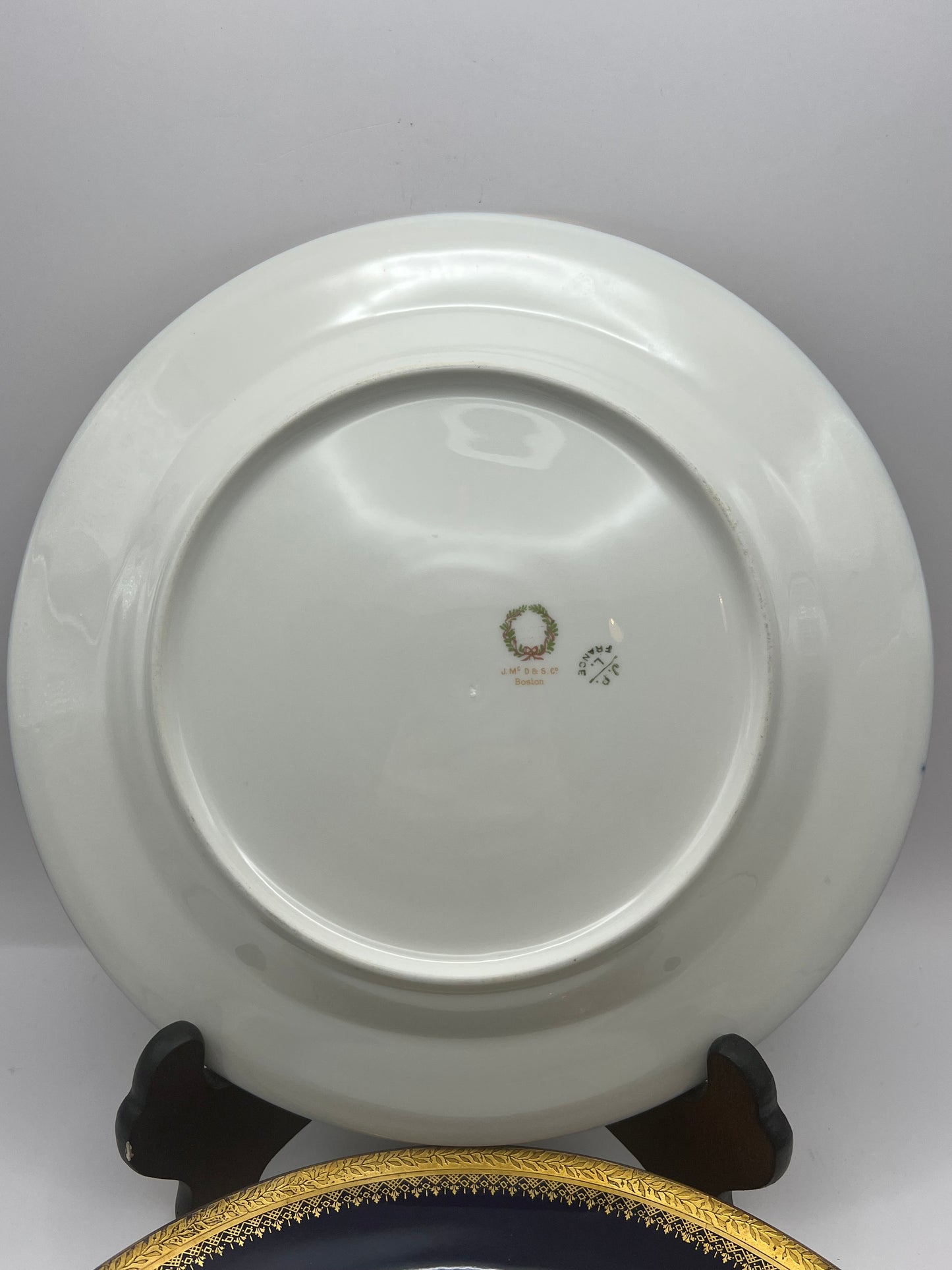 Limoges Blue Cobalt Dinner Plates