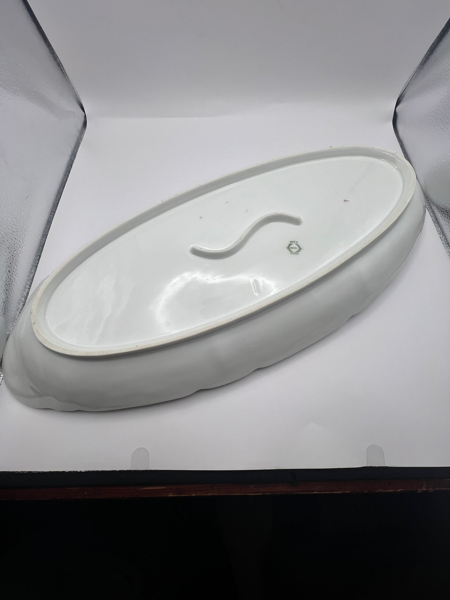 Royal Austria Porcelain Pink Salmon Fish Platter
