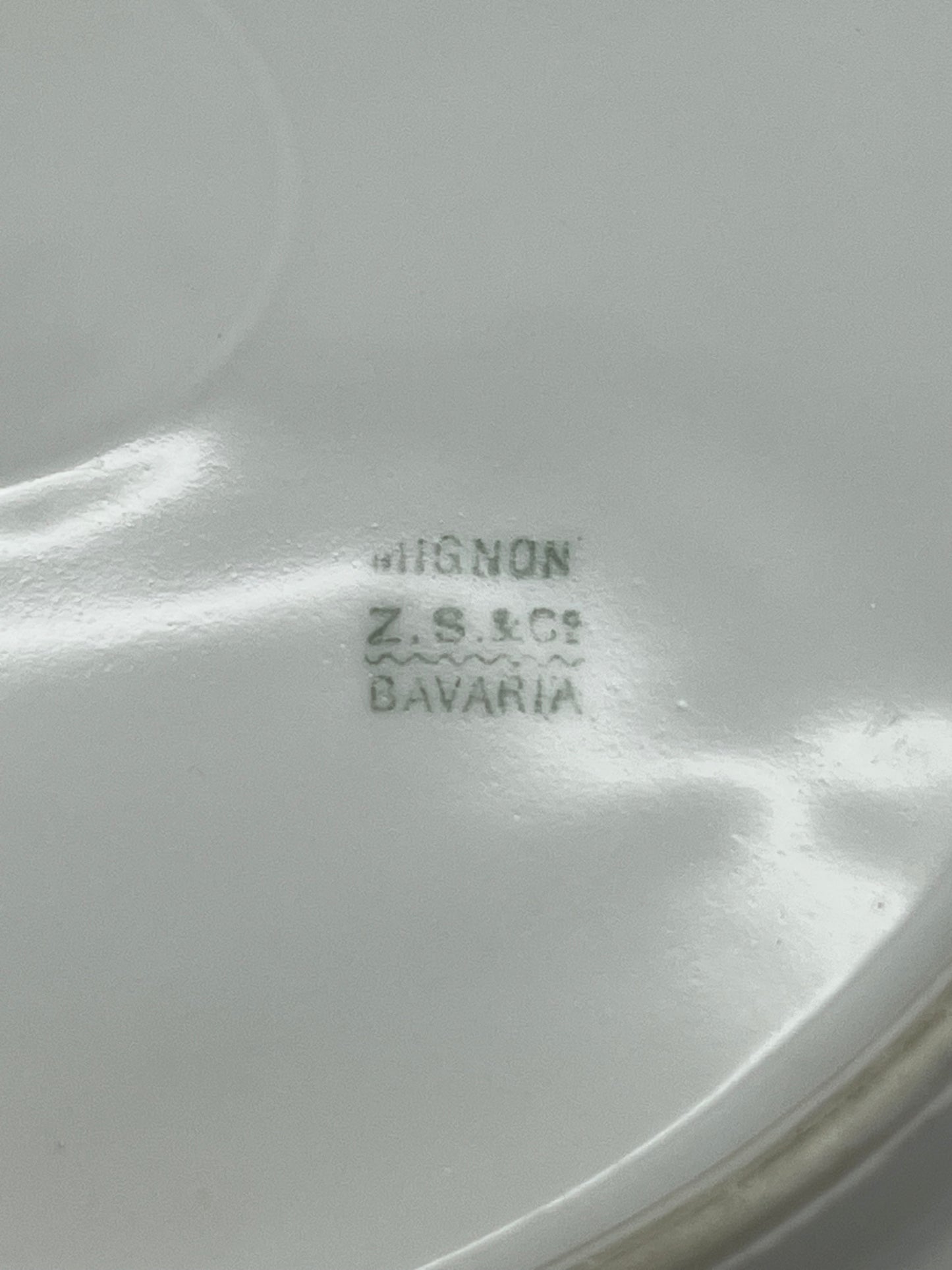 Mignon Z. S. & C. Co. of Bavaria Fish Plate Set
