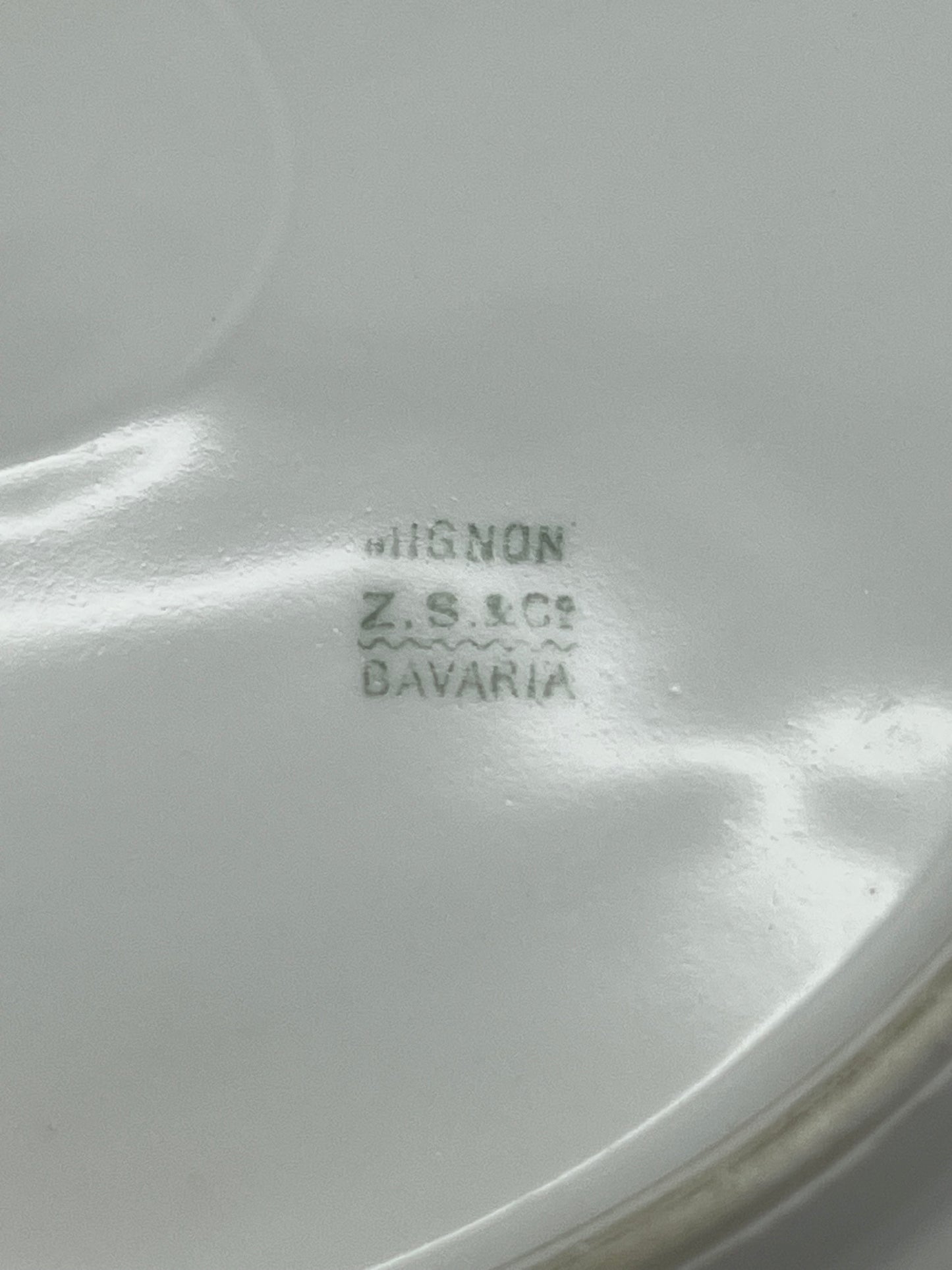Mignon Z. S. & C. Co. of Bavaria Fish Plate Set