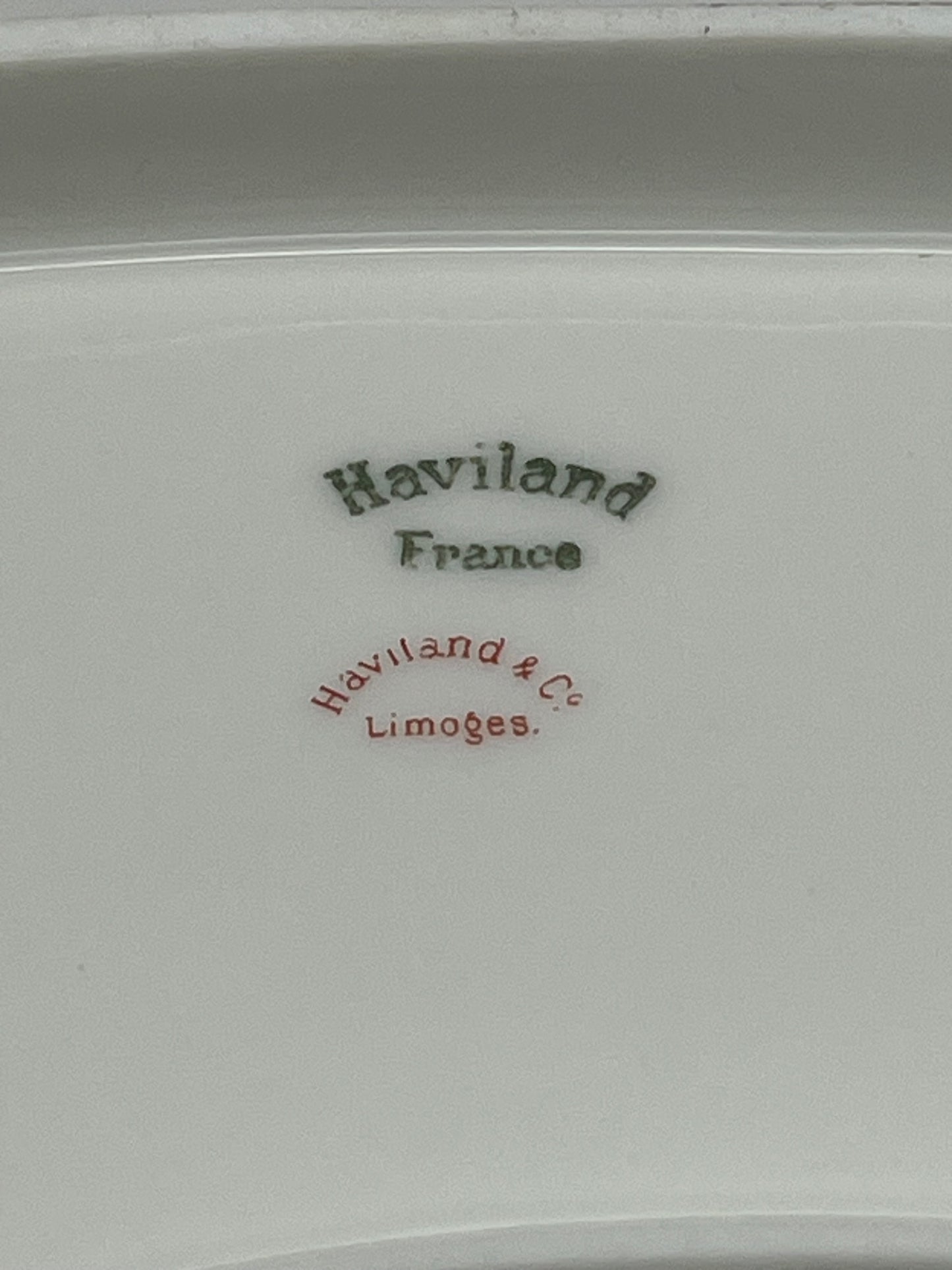 Haviland & Co. Limoges Blue Cobalt Large Oval Platter