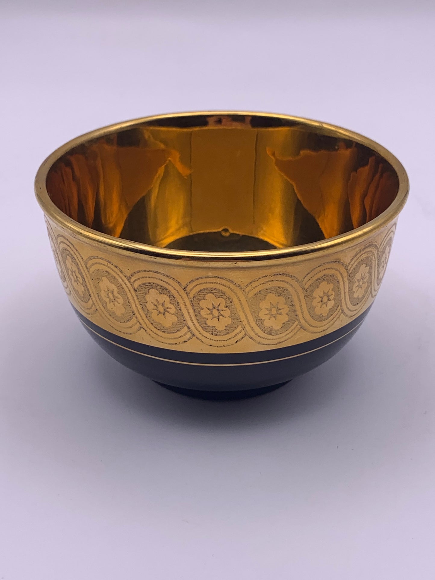 Sevres Late Cobalt Coffee/Tea Set, Manufactured by Gibson & Sons of Davenport
