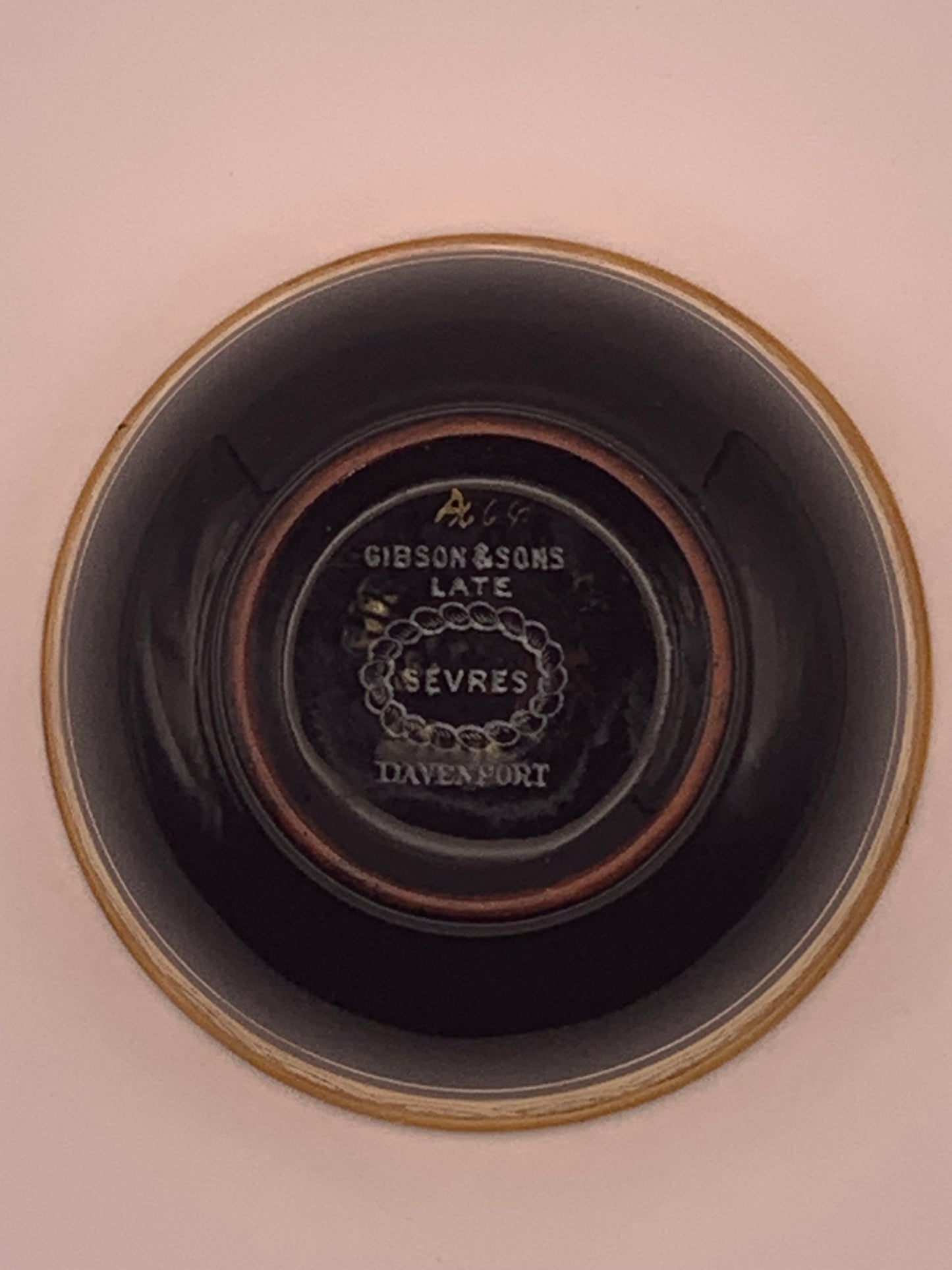 Sevres Late Cobalt Coffee/Tea Set, Manufactured by Gibson & Sons of Davenport