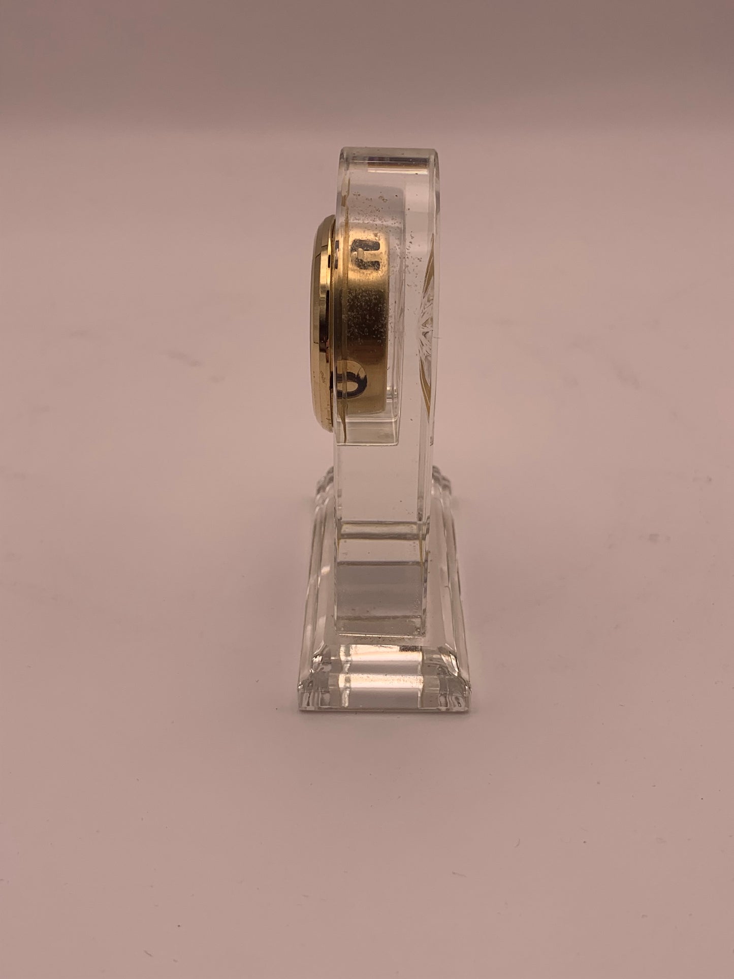 Faberge Crystal Table Clock