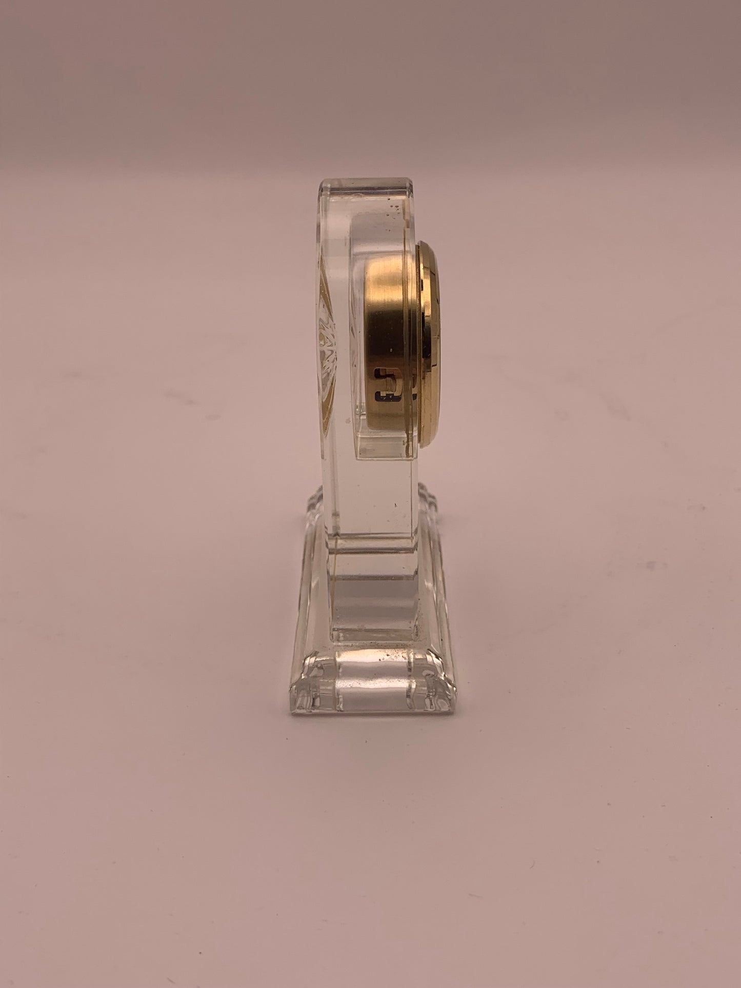 Faberge Crystal Table Clock