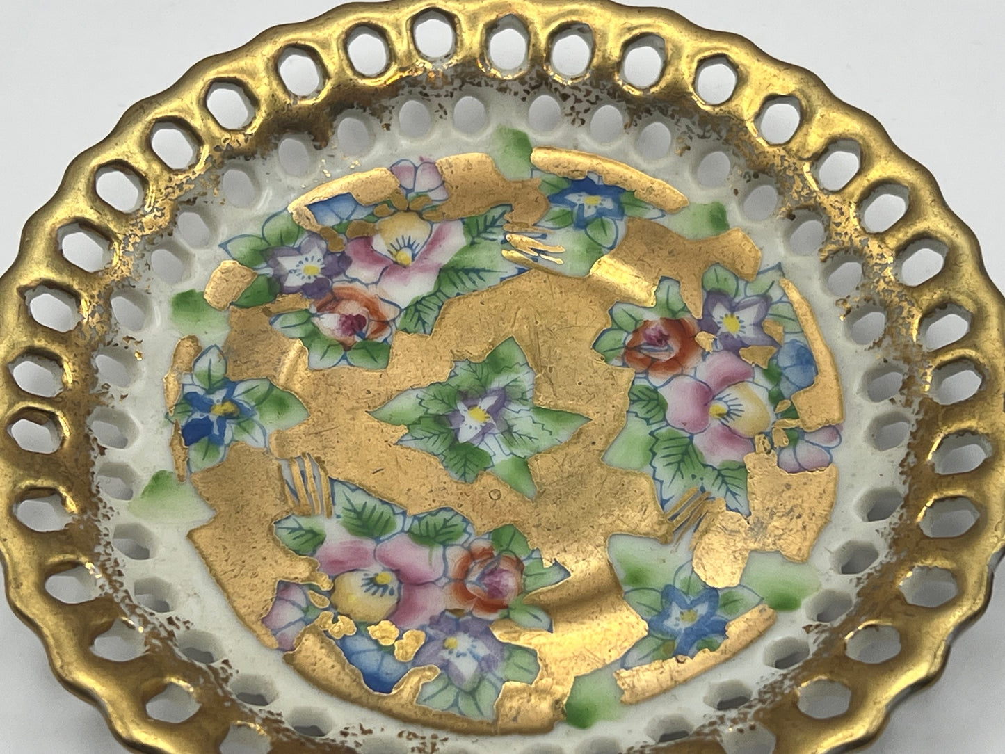 Ohashi Hand Painted China Cup & Saucer