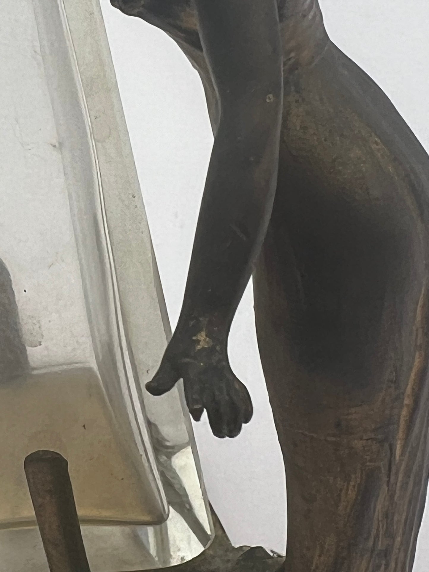 17th Century German Bronze & Crystal Vase