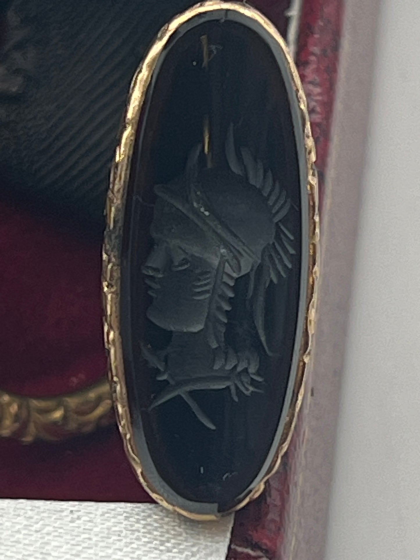 Gold Jasper Seal Pendant