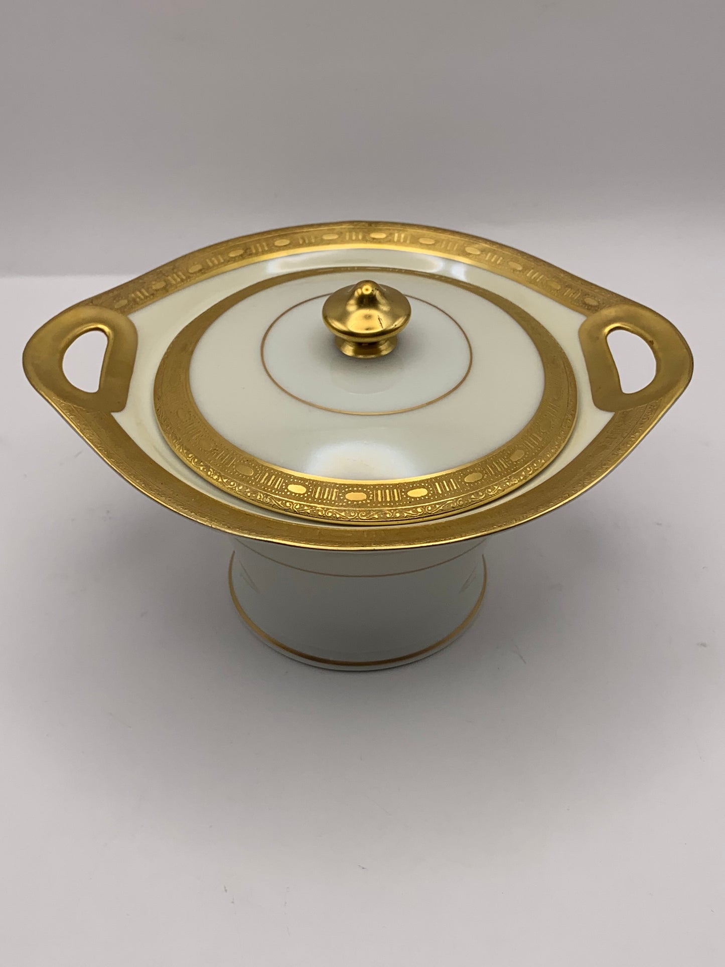 Limoges Sugar Bowl & Creamer