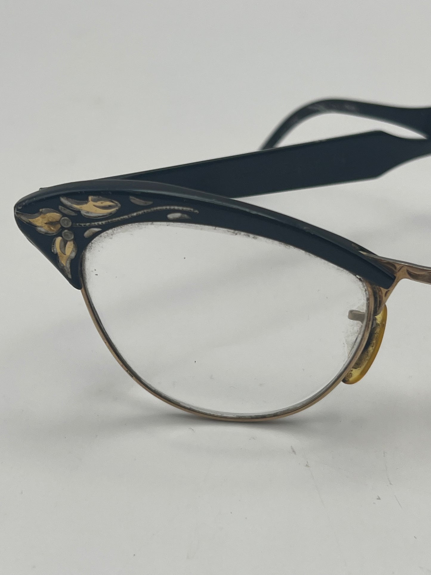 Antique Mother of Pearl & Silver Reading Glasses