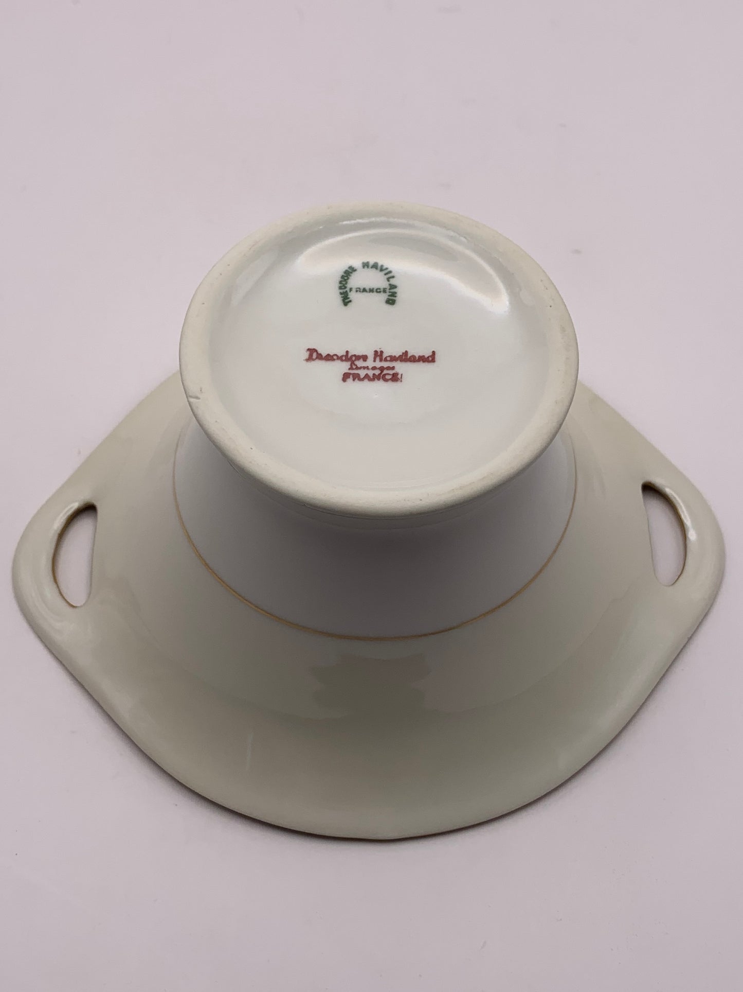 Limoges Sugar Bowl & Creamer